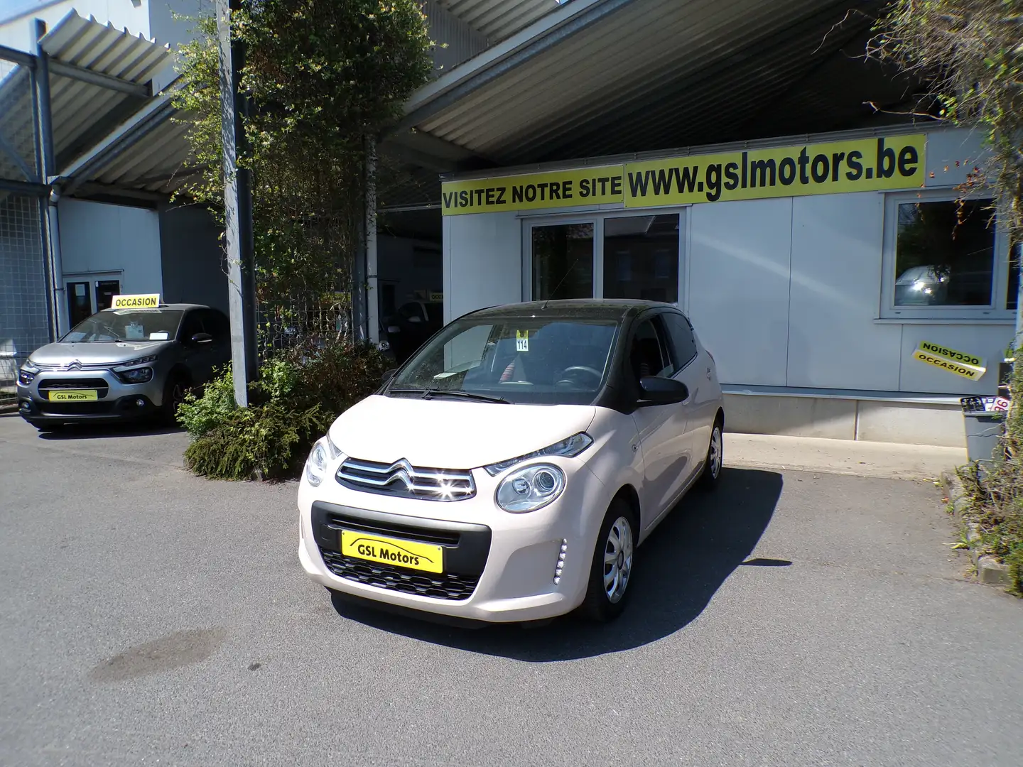 Citroen C1 1.0VTi 70cv 5 portes beige 01/20 47170km Airco USB Beige - 1