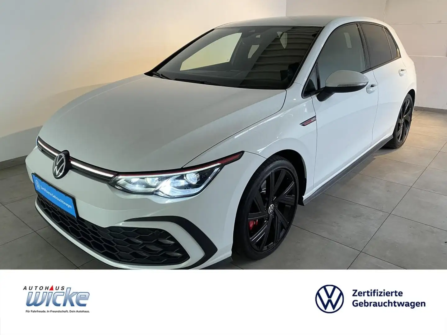 Volkswagen Golf GTI Golf VIII 2.0 TSI DSG GTI NAVI KLIMA LED LANE ASSI Weiß - 1