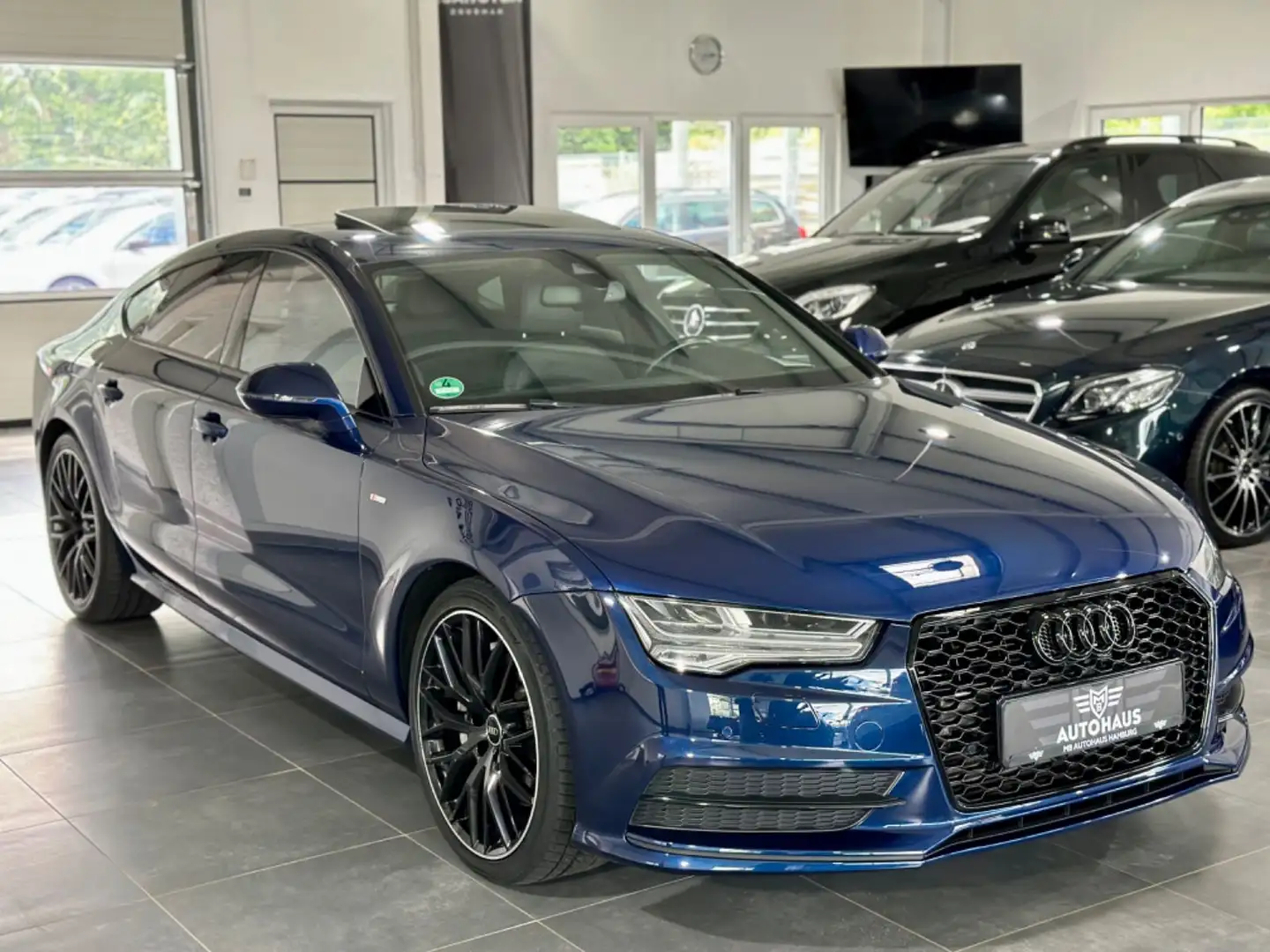 Audi A7 Sportback 3.0 TDI Quattro,S-Line,LED,VOLL,TOP Синій - 2