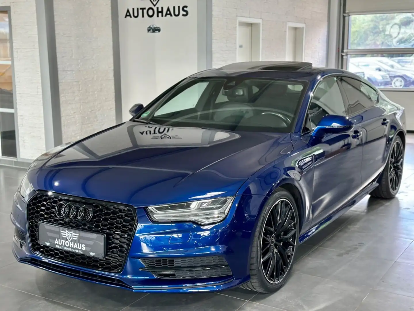 Audi A7 Sportback 3.0 TDI Quattro,S-Line,LED,VOLL,TOP Синій - 1