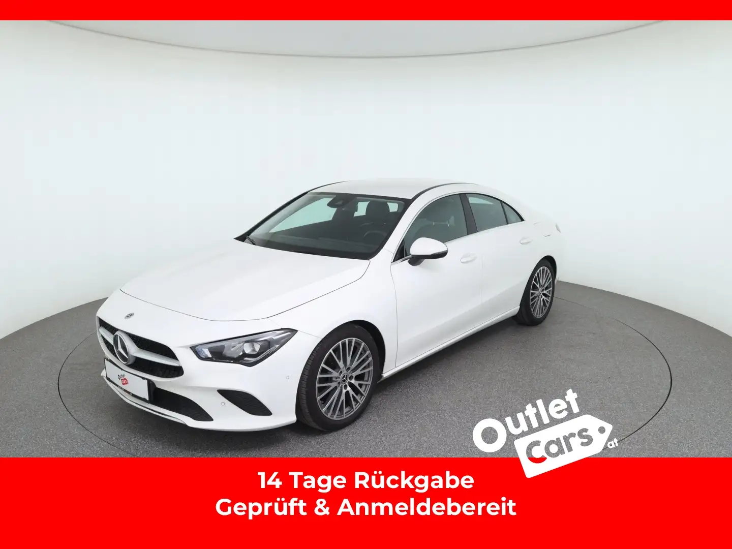 Mercedes-Benz CLA 180 d Aut. ASSIST+LEDER+NAVI+RFK+KeyLess+PDC Weiß - 1