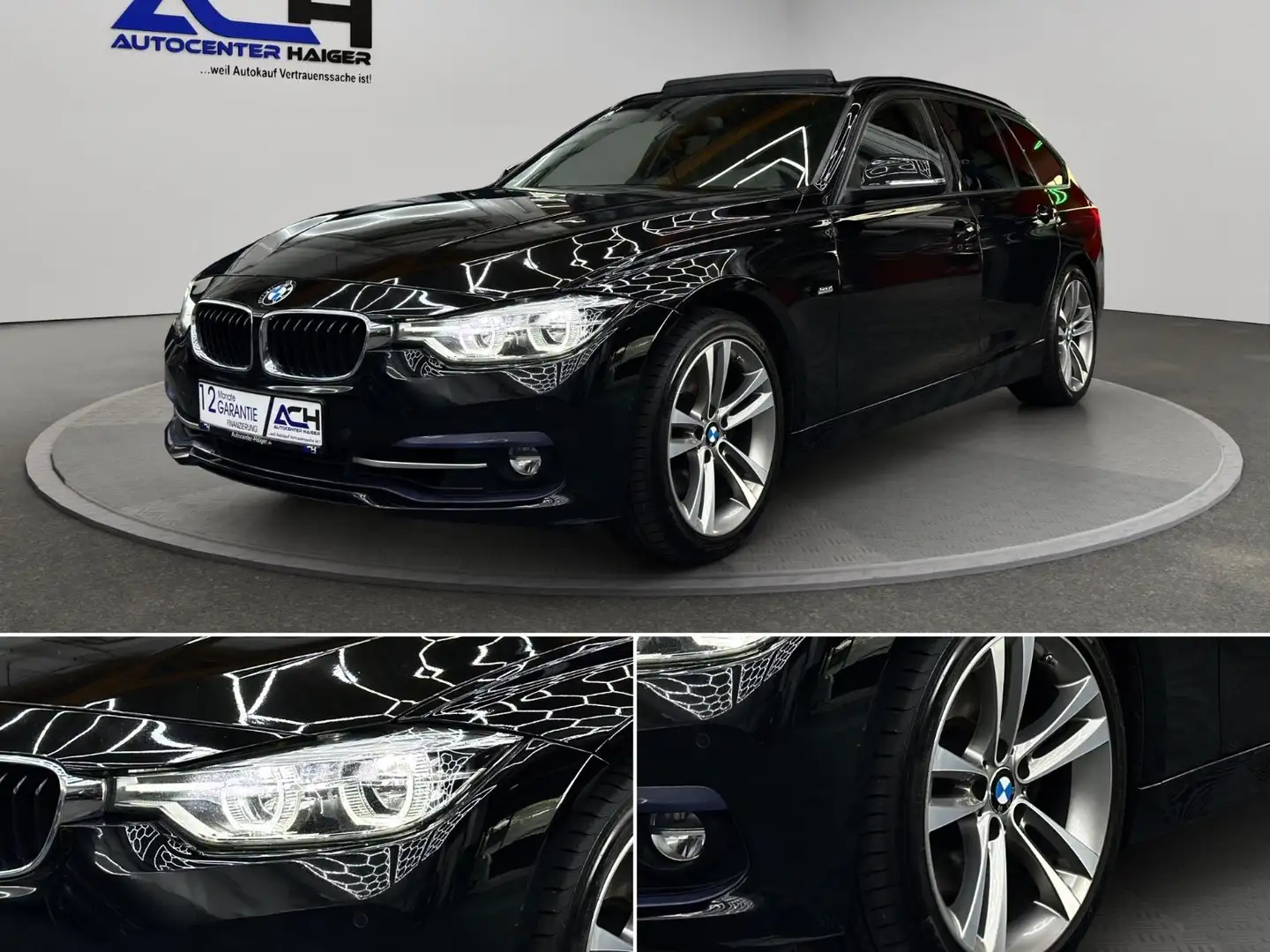 BMW 325 d Touring Sport Line LED*PANORAMA*GARANTIE Nero - 2