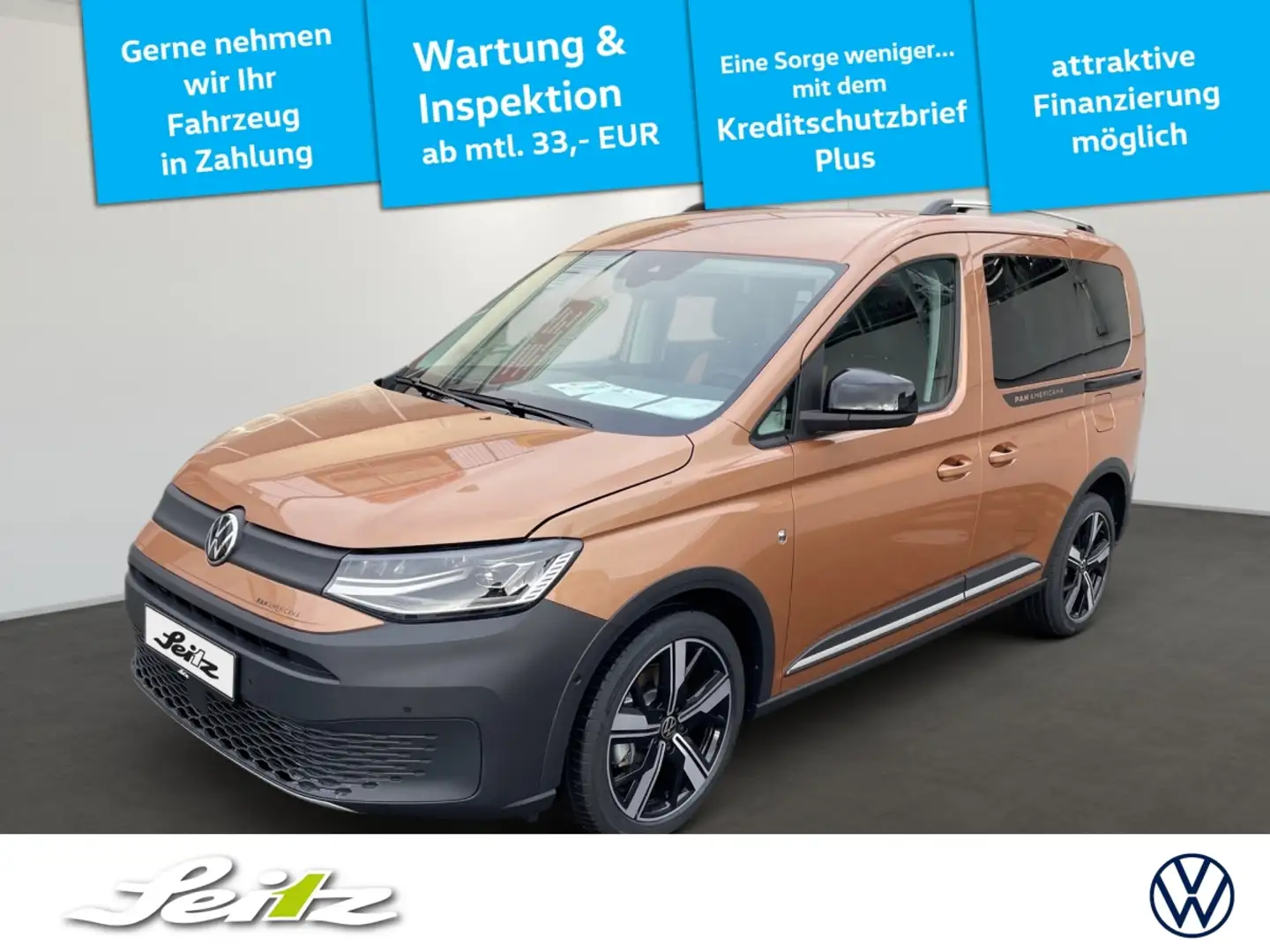 Volkswagen Caddy 1.5 TSI KR PanAmericana *NAVI*KAMERA*SITZH* Bronze - 1