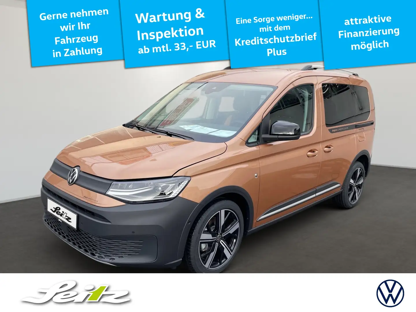 Volkswagen Caddy 1.5 TSI KR PanAmericana *NAVI*KAMERA*SITZH* Brons - 1