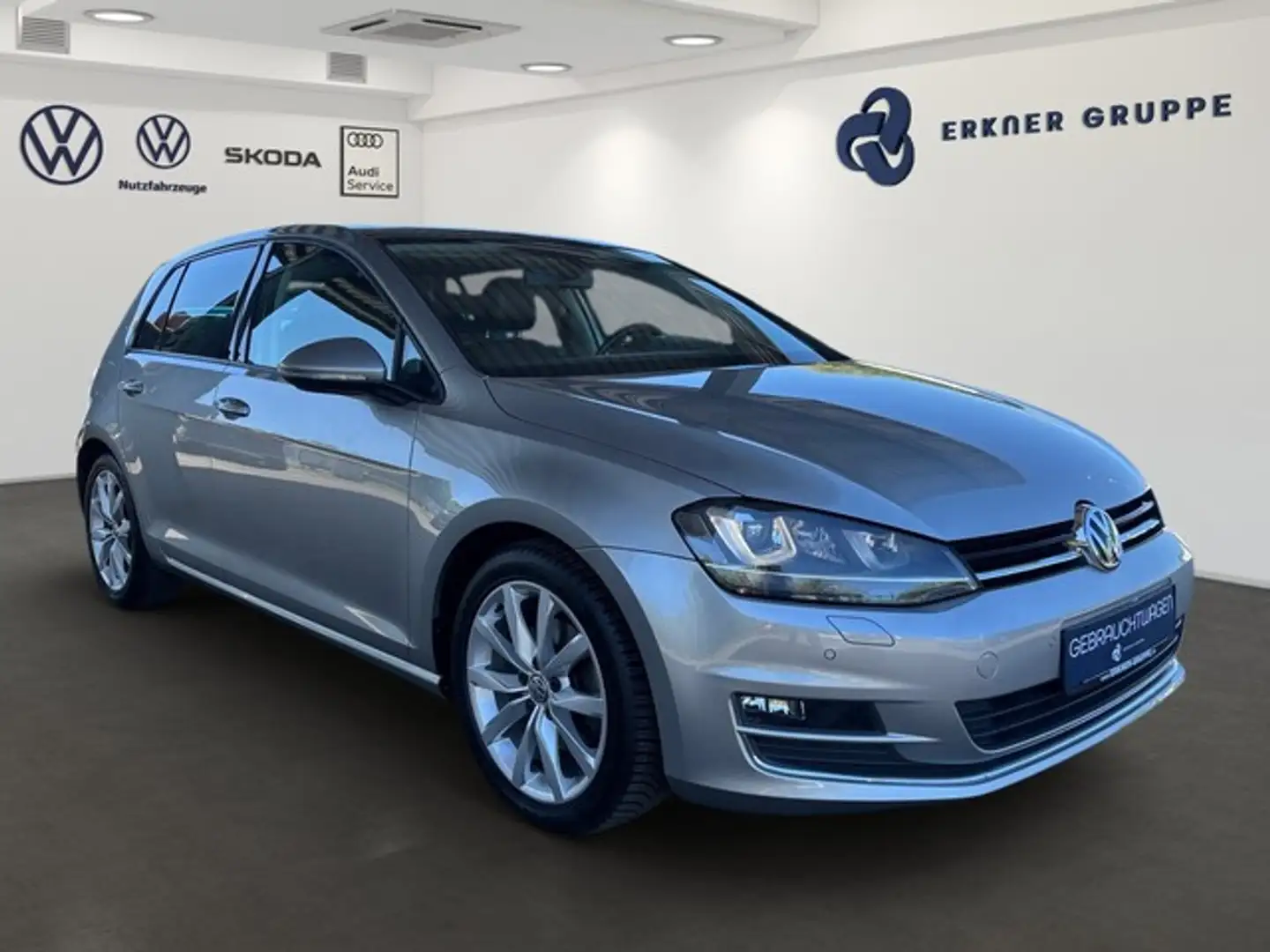 Volkswagen Golf VII Lim. 1.4TSI Highline PANO+BI-XENON+NAVI+++ Zilver - 2