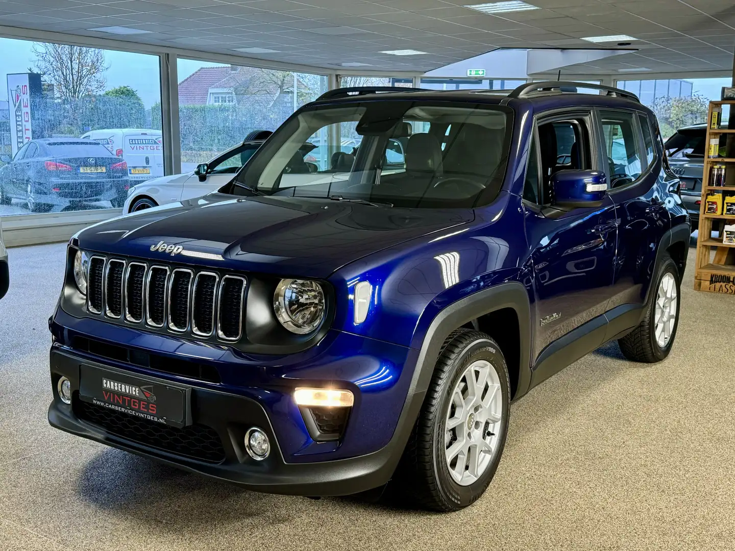Jeep Renegade 1.0T Longitude Stoelverwarming, PDC, Navi, Clima, Bleu - 1