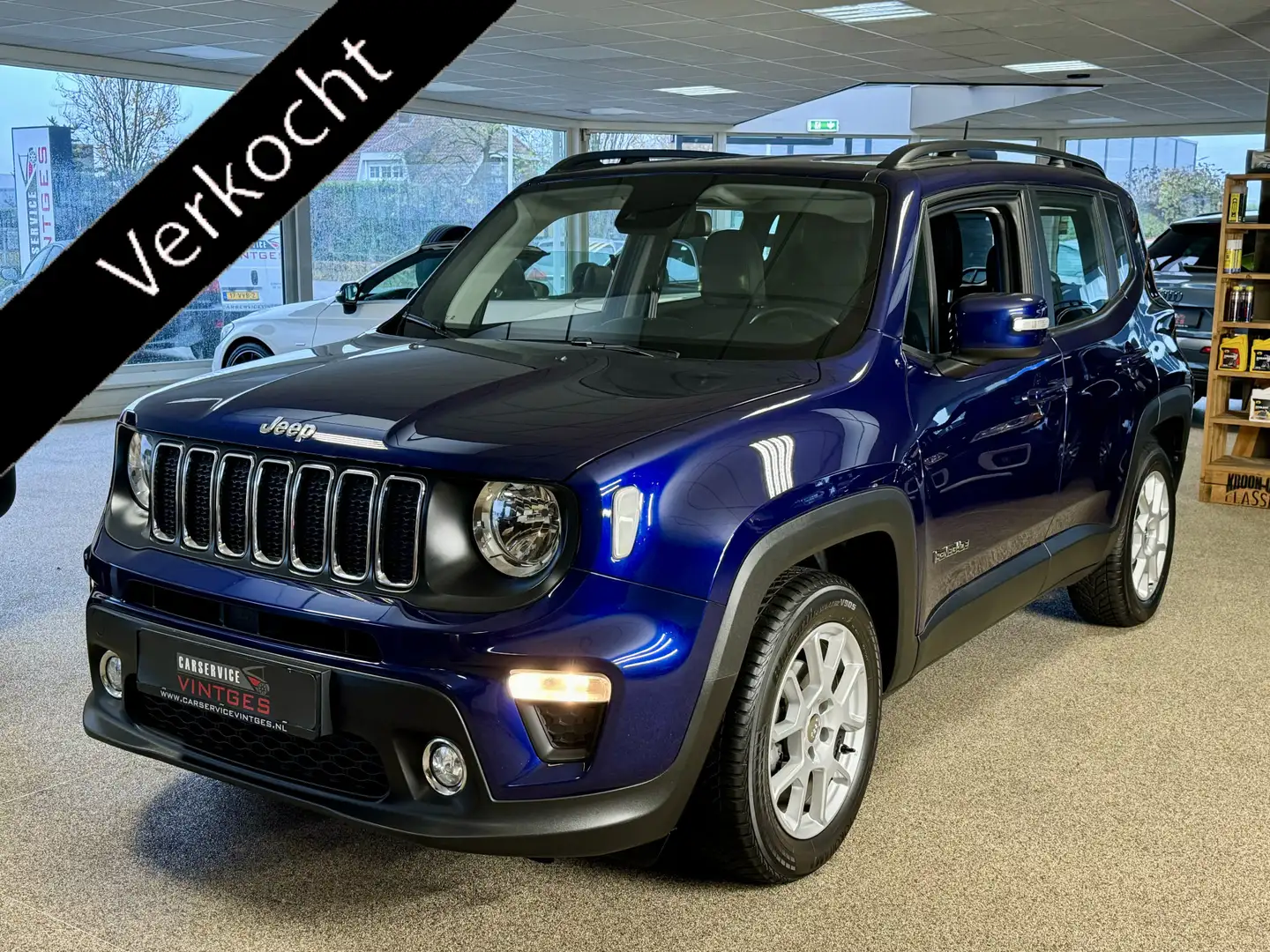 Jeep Renegade Verkocht 1.0T Longitude Stoelverwarming, PDC, Navi Blauw - 1