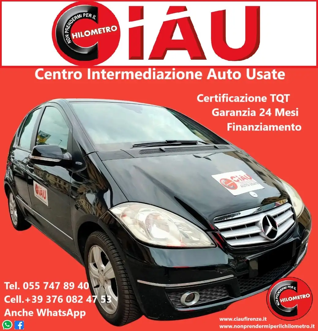 Mercedes-Benz A 180 BlueEFFICIENCY Elegance GPL Noir - 1