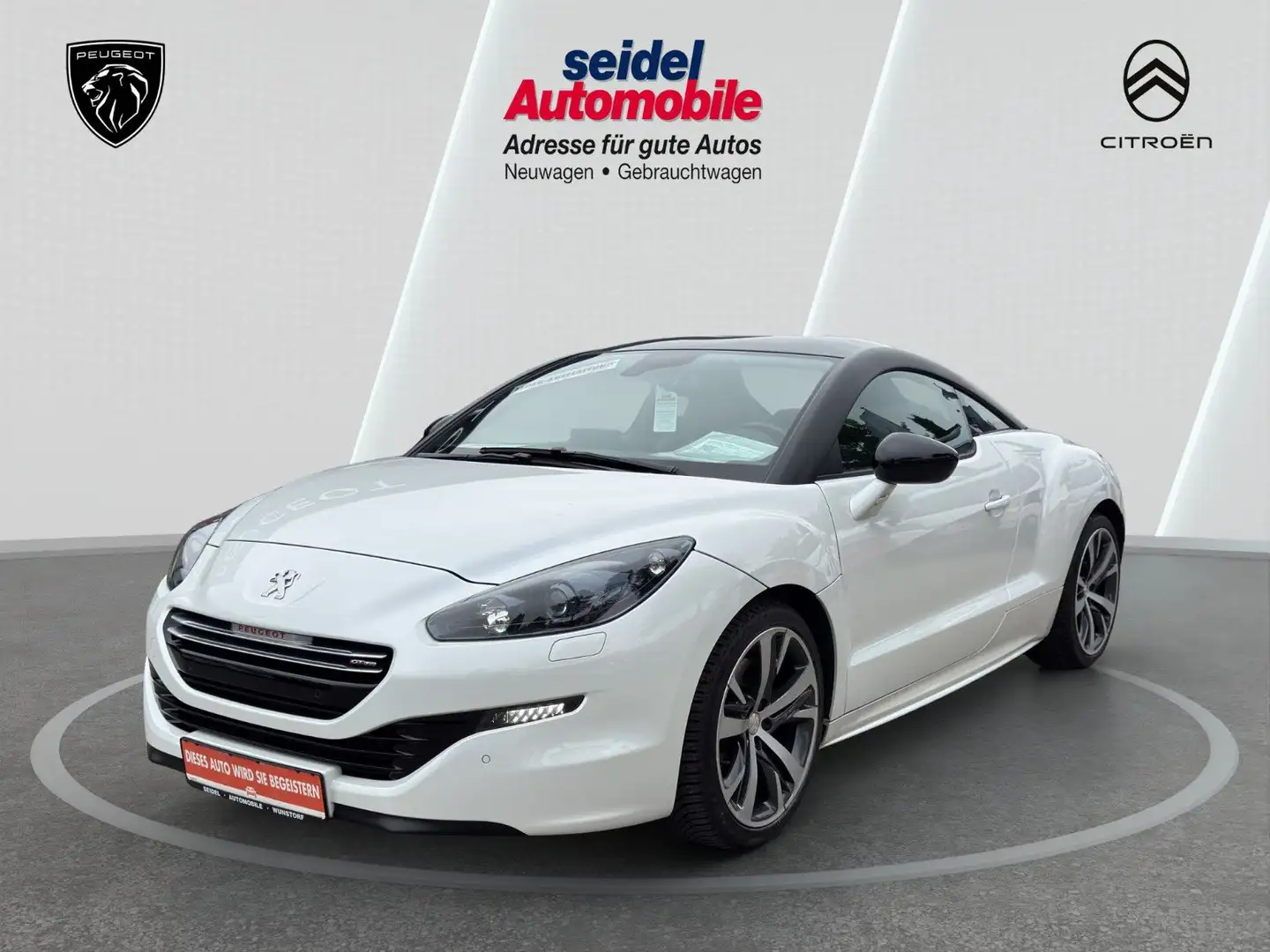 Peugeot RCZ 1.6 200 THP GT-Line, wenig KM, Navi, Leder Weiß - 1