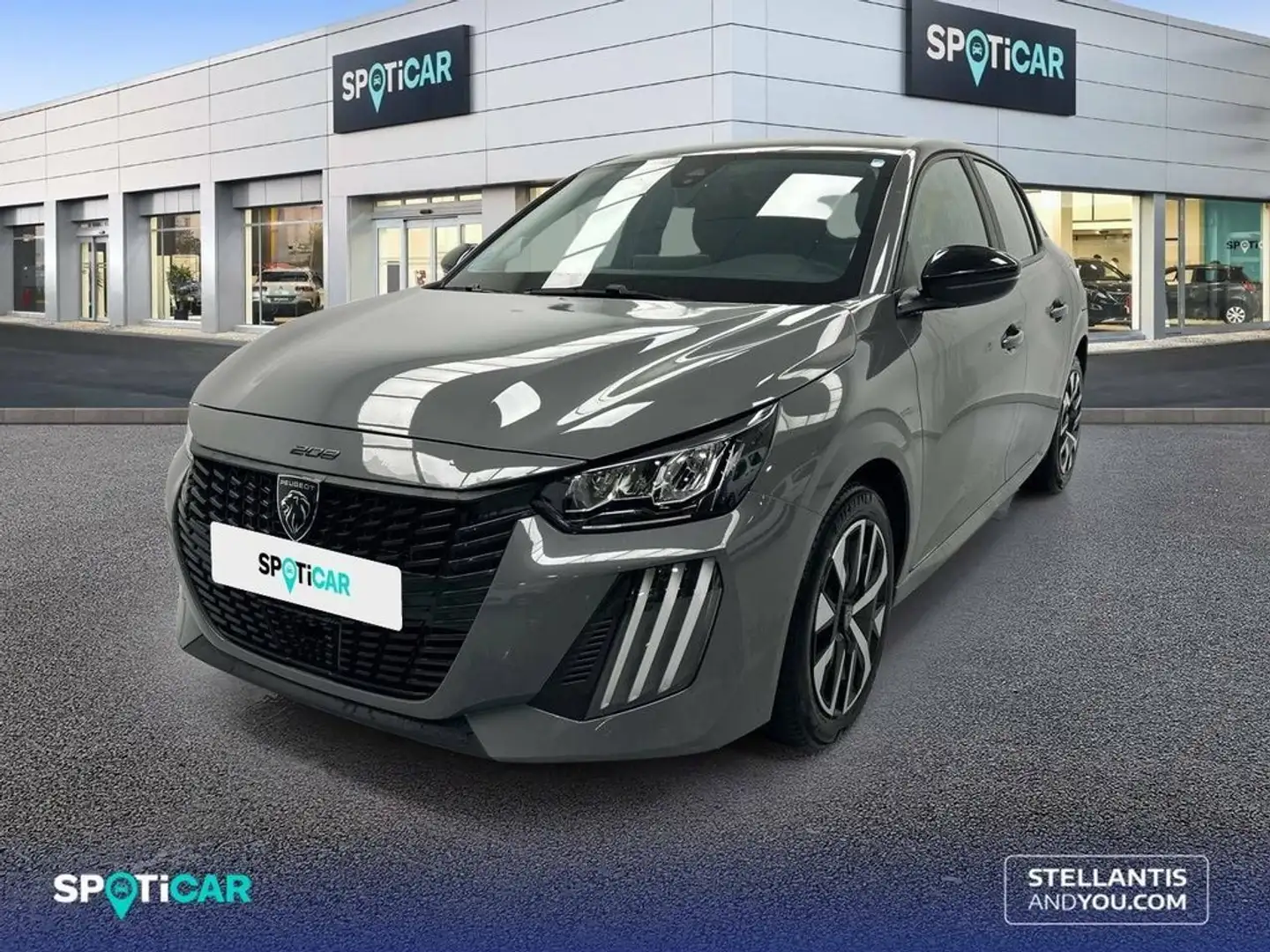Peugeot 208 Puretech 100 Active Grijs - 1