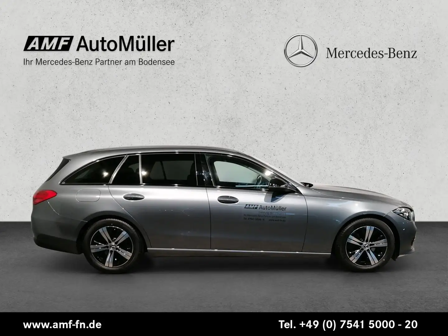 Mercedes-Benz C 180 C 180T Avantgarde +NIGHT+AHK+DISTRO+KAMERA+MBUX+ Gris - 2