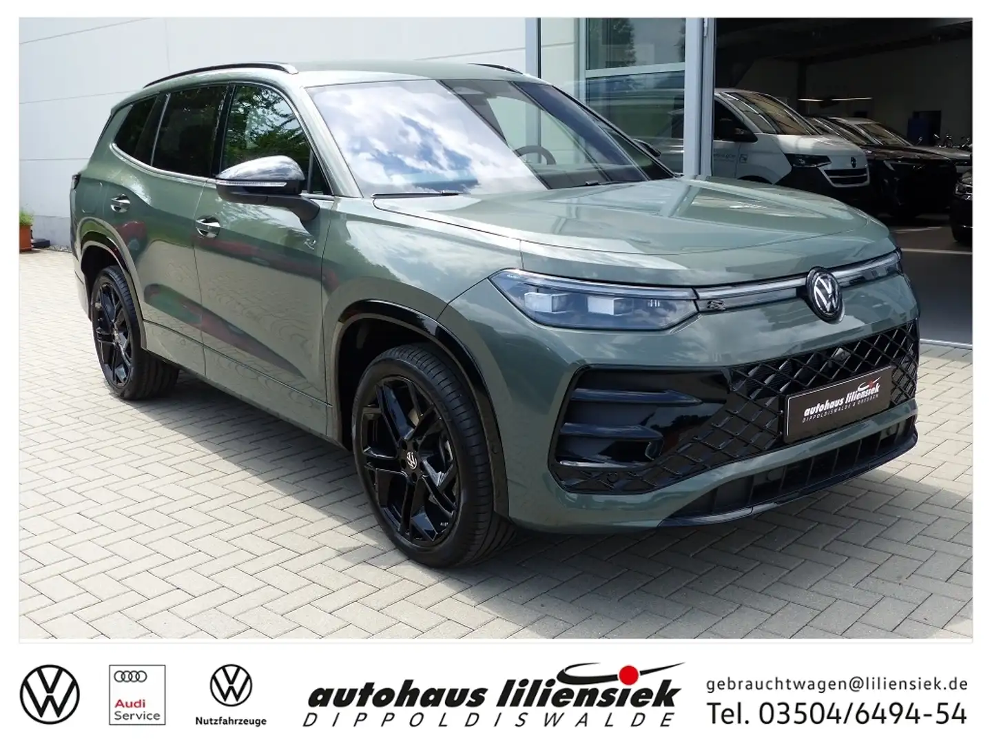 Volkswagen Tayron 2.0 TDI 4MOTION DSG R-Line *Sthz*AHK*LED* Grün - 1