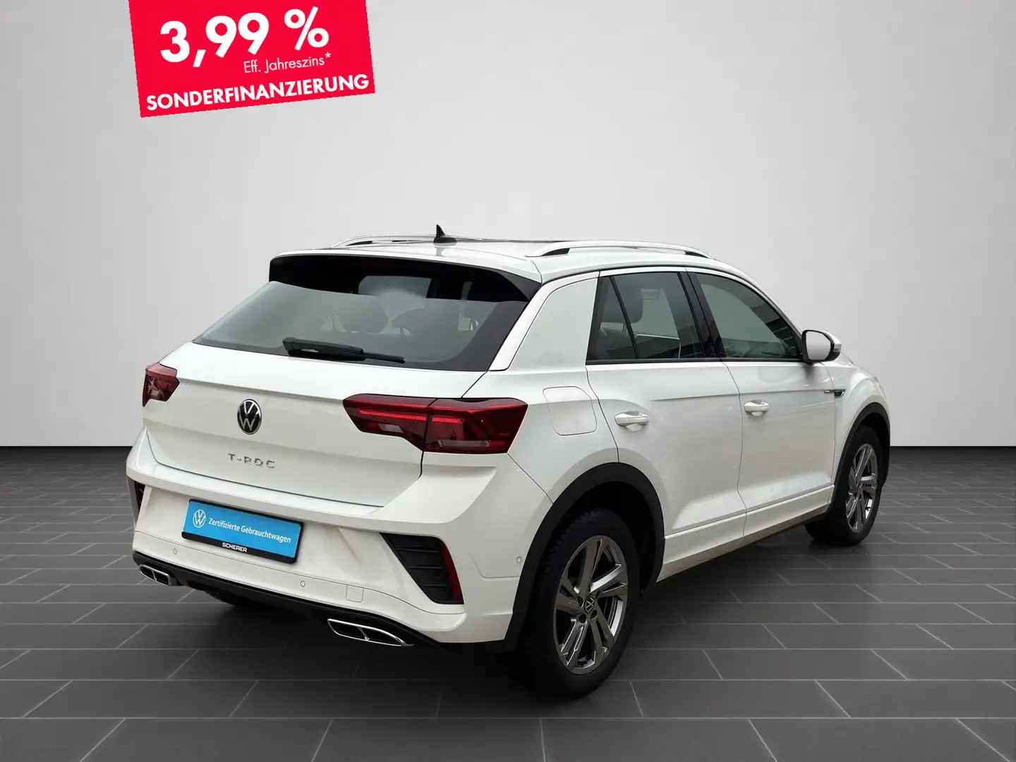 Volkswagen T-Roc R line 1.5 TSI DSG LED+ CARPLAY EPH ACC Weiß - 2