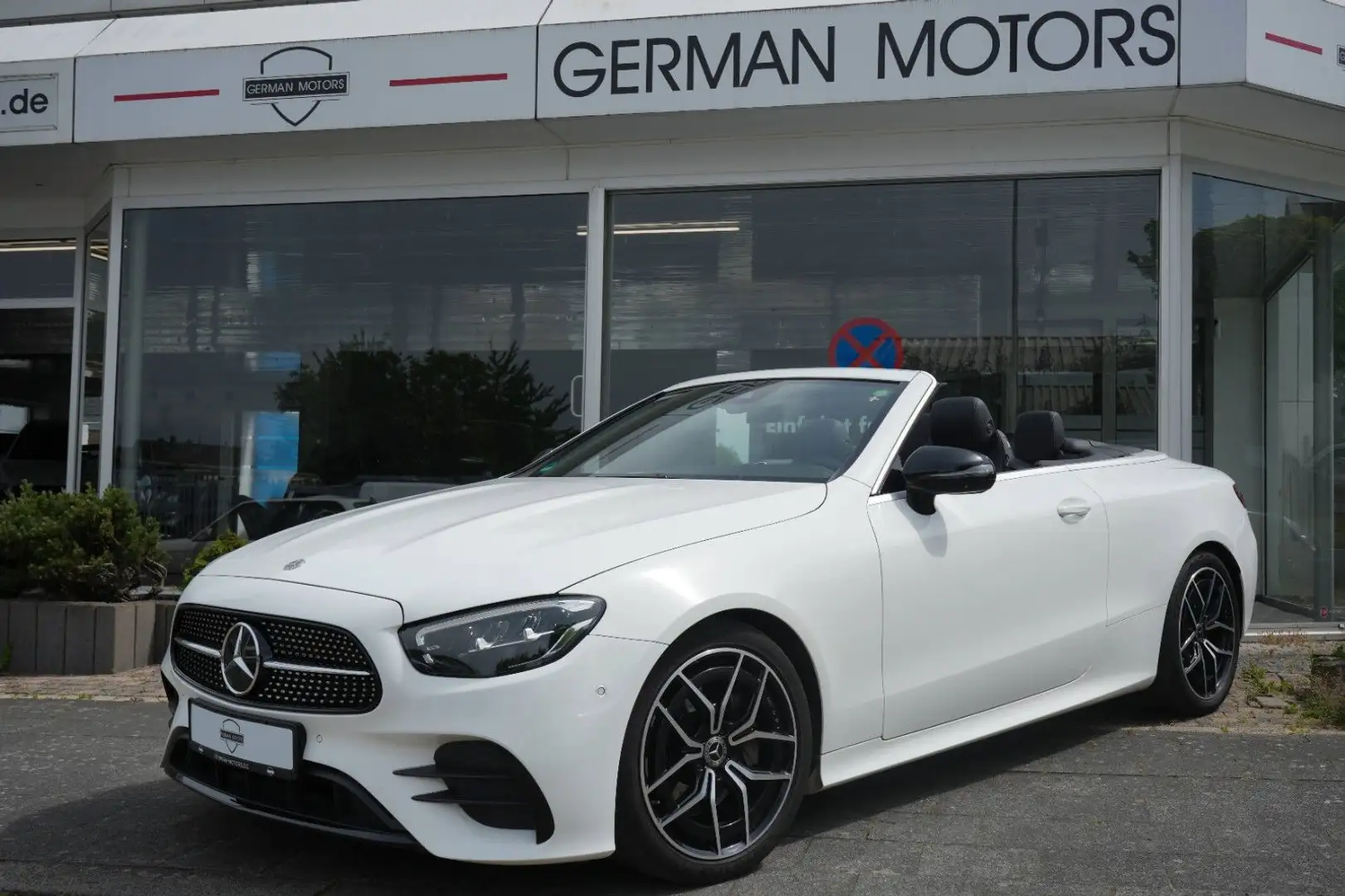Mercedes-Benz E 200 Cabrio AMG-LINE *NIGHT|CAM|LEDER ROT/SCHW. Blanc - 1