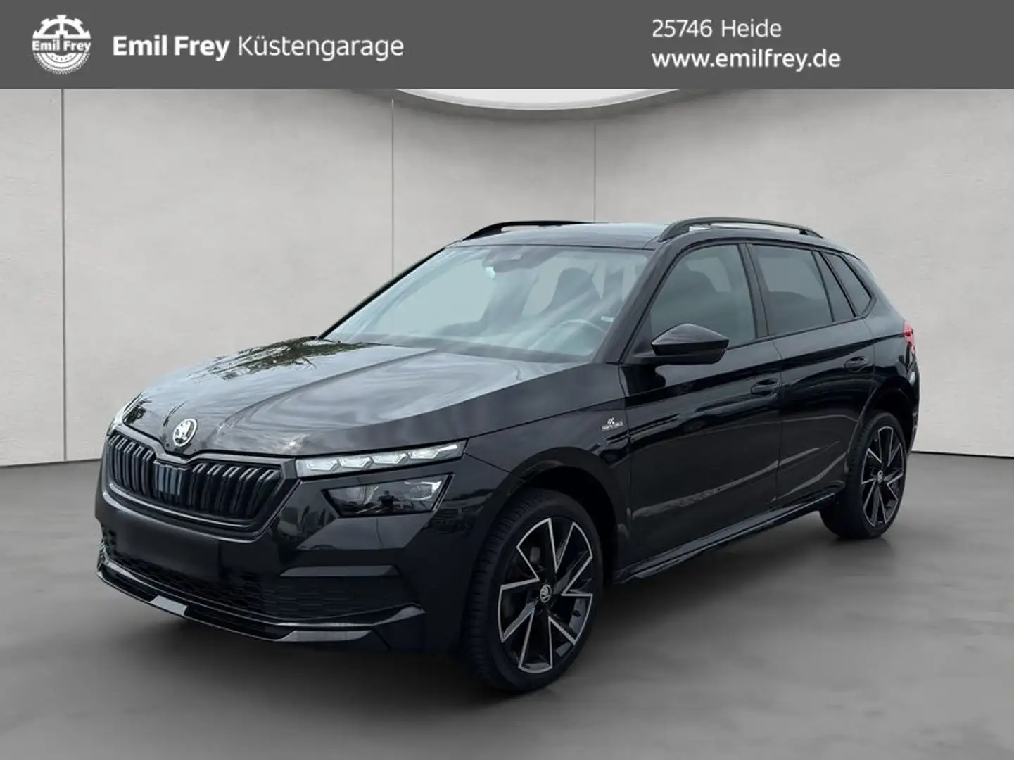 Skoda Kamiq 1,5 TSI DSG Monte Carlo AHK NAVI KAMERA GJ Schwarz - 1