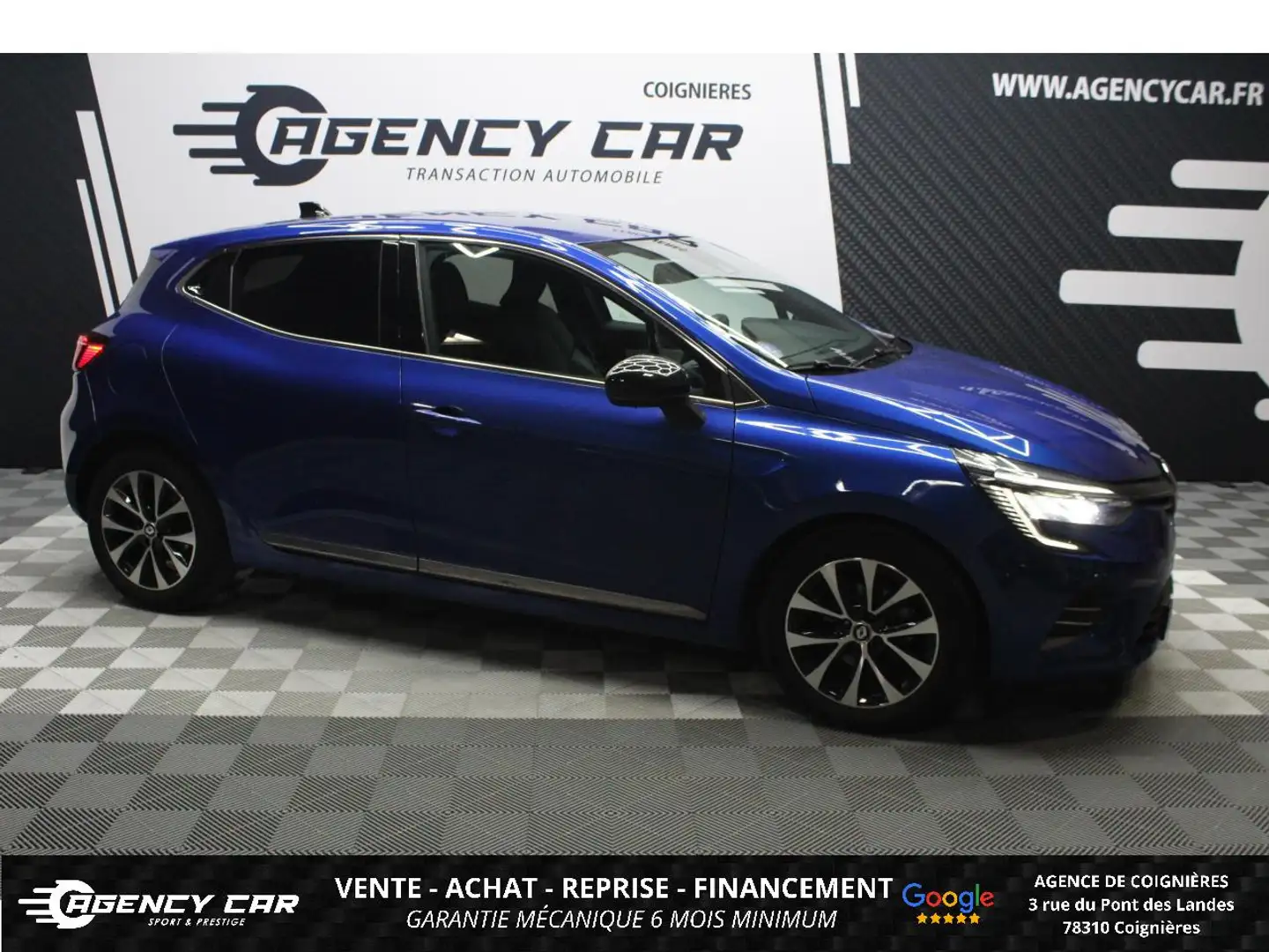 Renault Clio 1.0 Tce - 90  Techno - Suivi Renault Bleu - 1