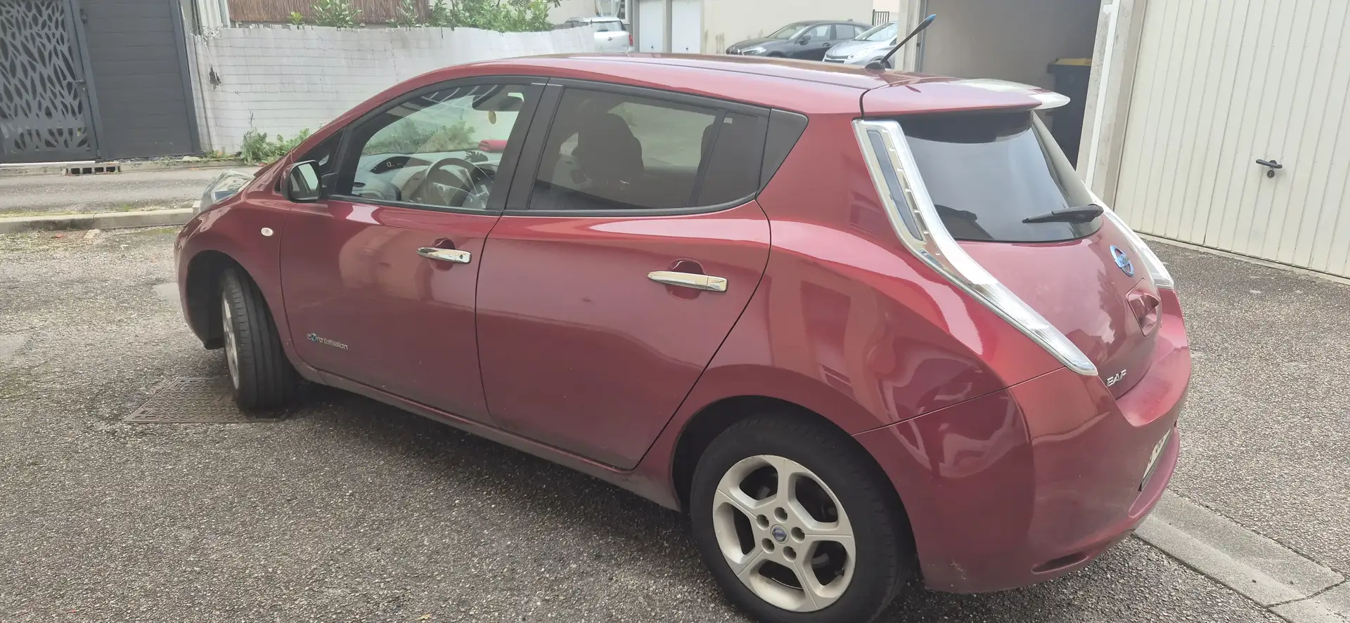 Nissan Leaf Leaf Electrique Tekna Rouge - 1
