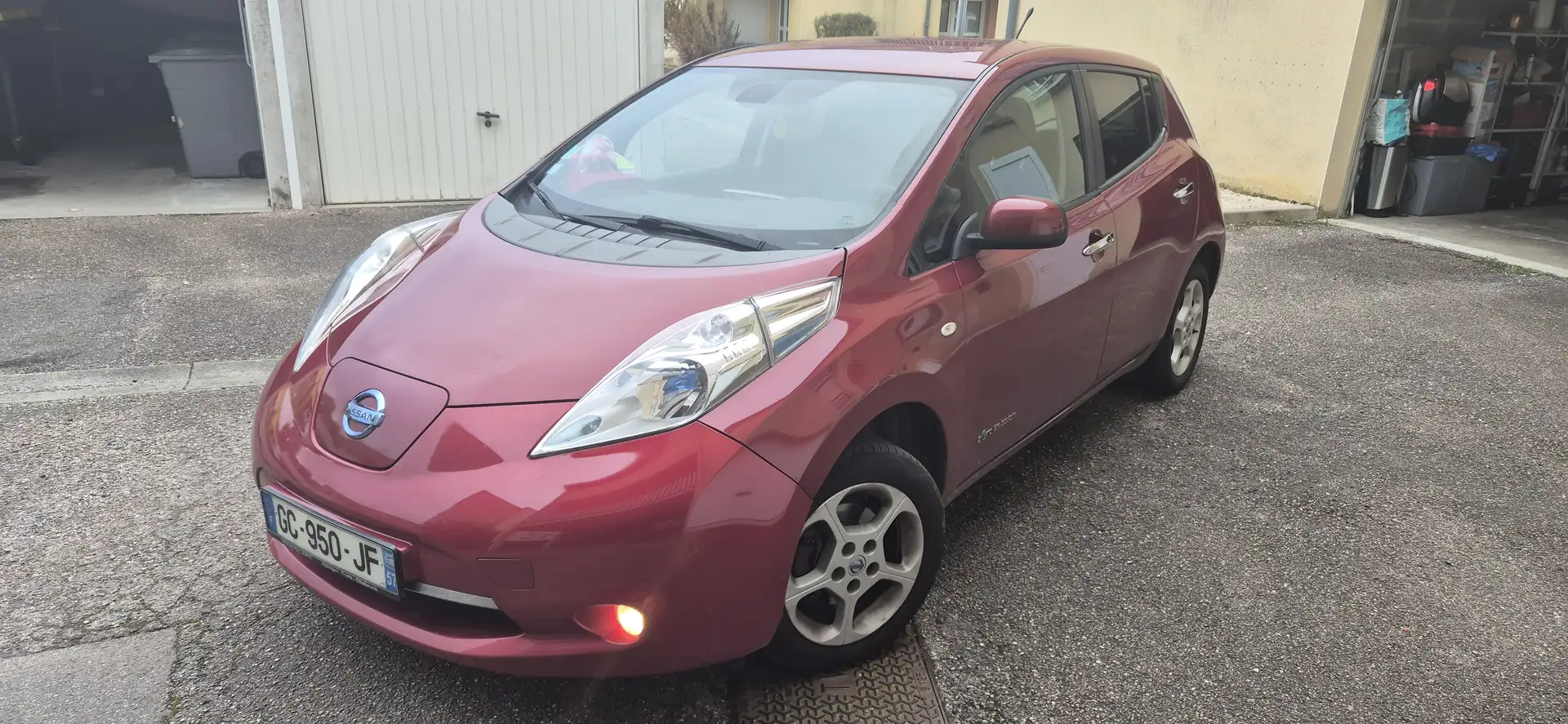 Nissan Leaf Leaf Electrique Tekna Rouge - 2