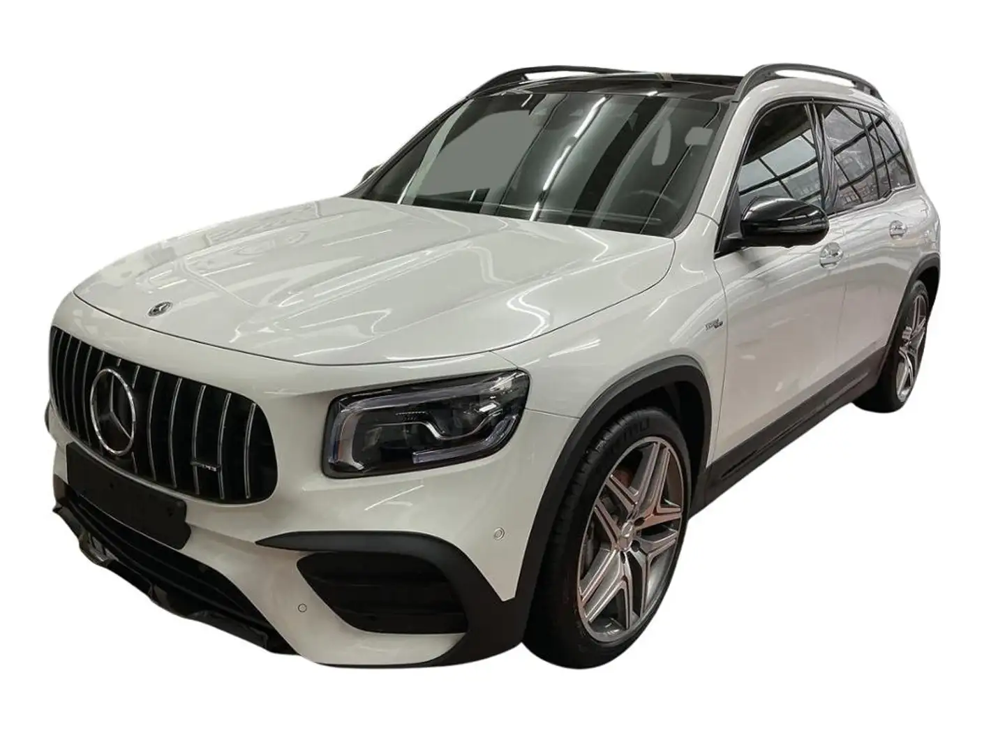 Mercedes-Benz GLB 35 AMG 4M PANO/HUD/AHK/DIS/MEM./360 Weiß - 1