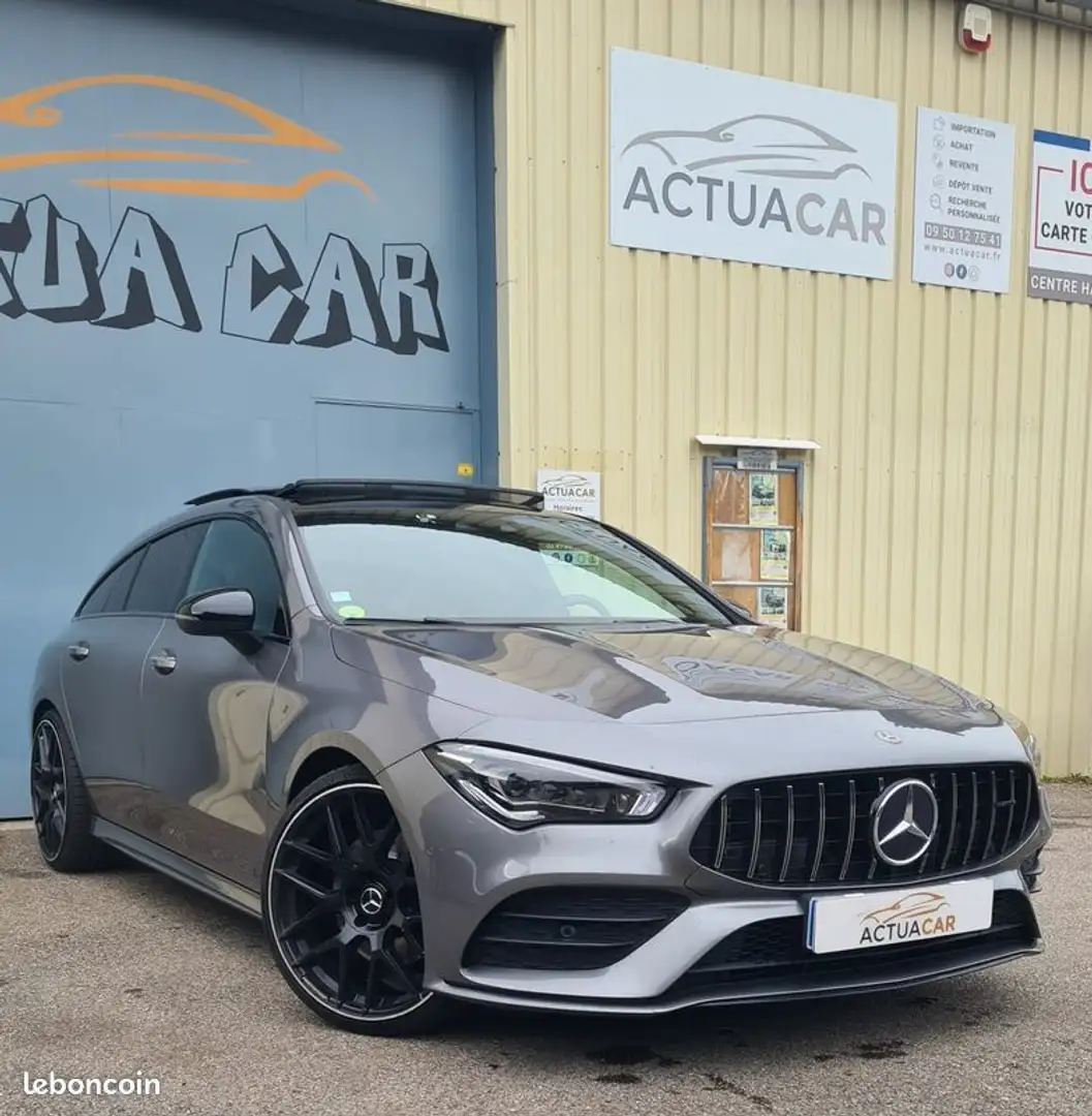 Mercedes-Benz CLA 200 200d break amg line full options Grau - 1