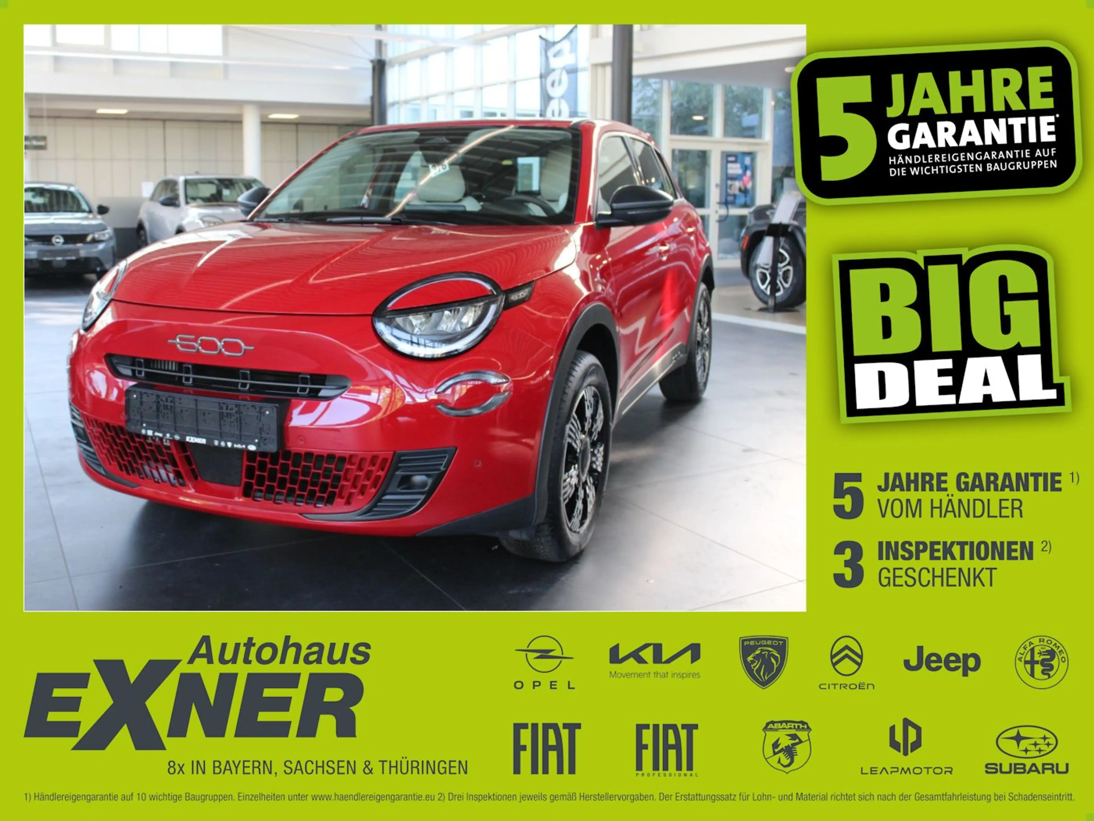 Fiat 600 Business Edition Allwetterreifen, Sitzheizung
