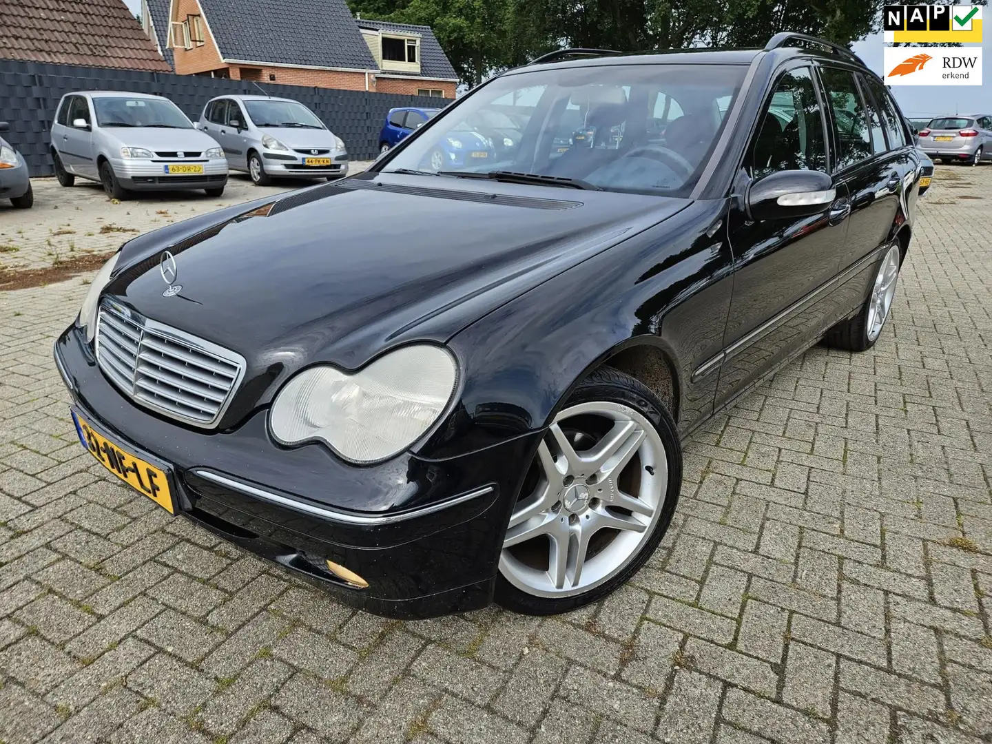 Mercedes-Benz C 200 Combi K. Elegance. 2003. Automaat/Airco/Cruise/Tre Black - 1