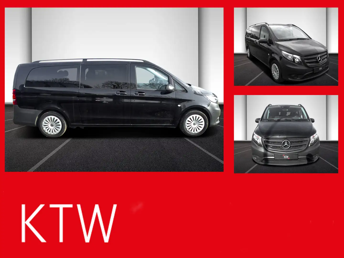 Mercedes-Benz Vito 116TourerPro ,Extralang,2xKlima,Kamera,AHK Noir - 1