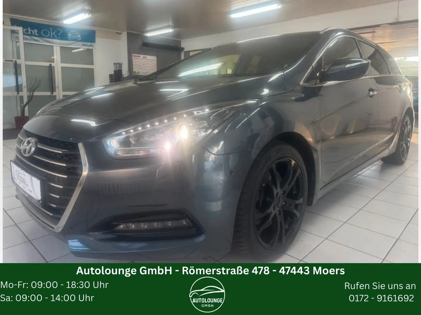 Hyundai i40 cw Premium AUT*PANO*NAVI*4xSHZ*PDC*CAM*el.HK Gris - 1