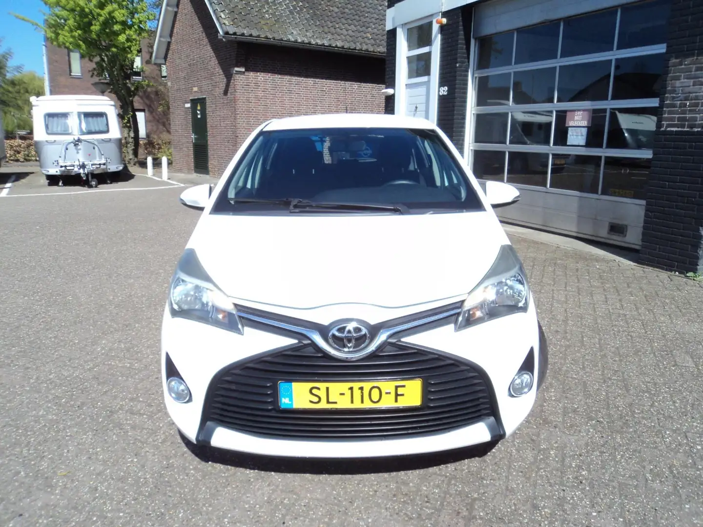 Toyota Yaris 1.0 VVT-i Trend Airco LM Velgen Blanc - 2