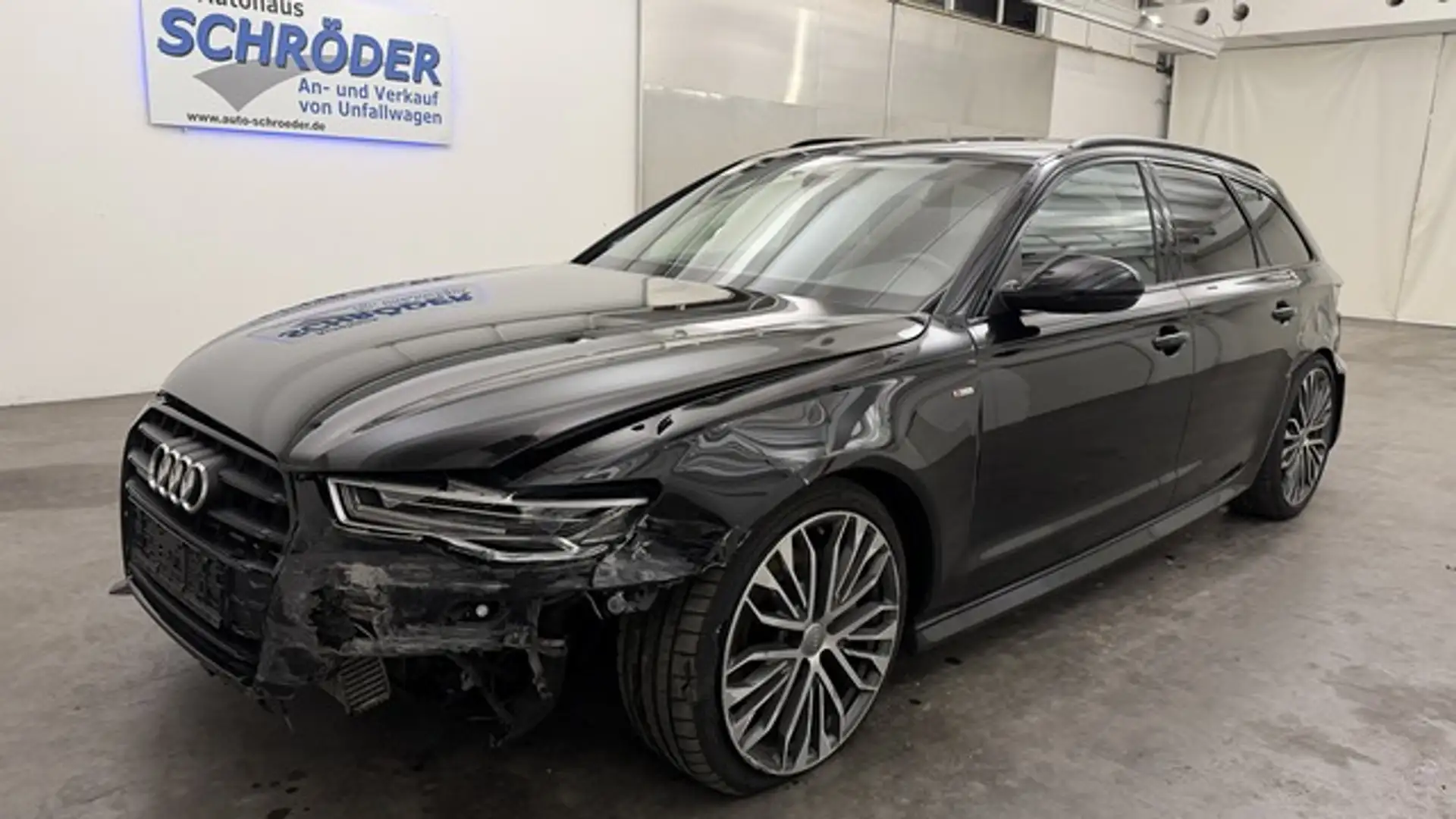 Audi A6 Av 3.0 TDI quattro S line *Kamera*Teilleder* Zwart - 2