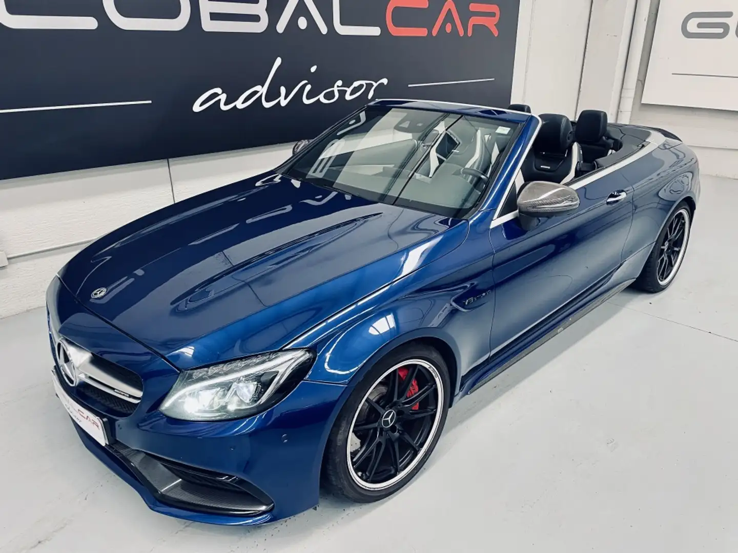 Mercedes-Benz C 63 AMG Cabrio S 7G Plus Blauw - 1