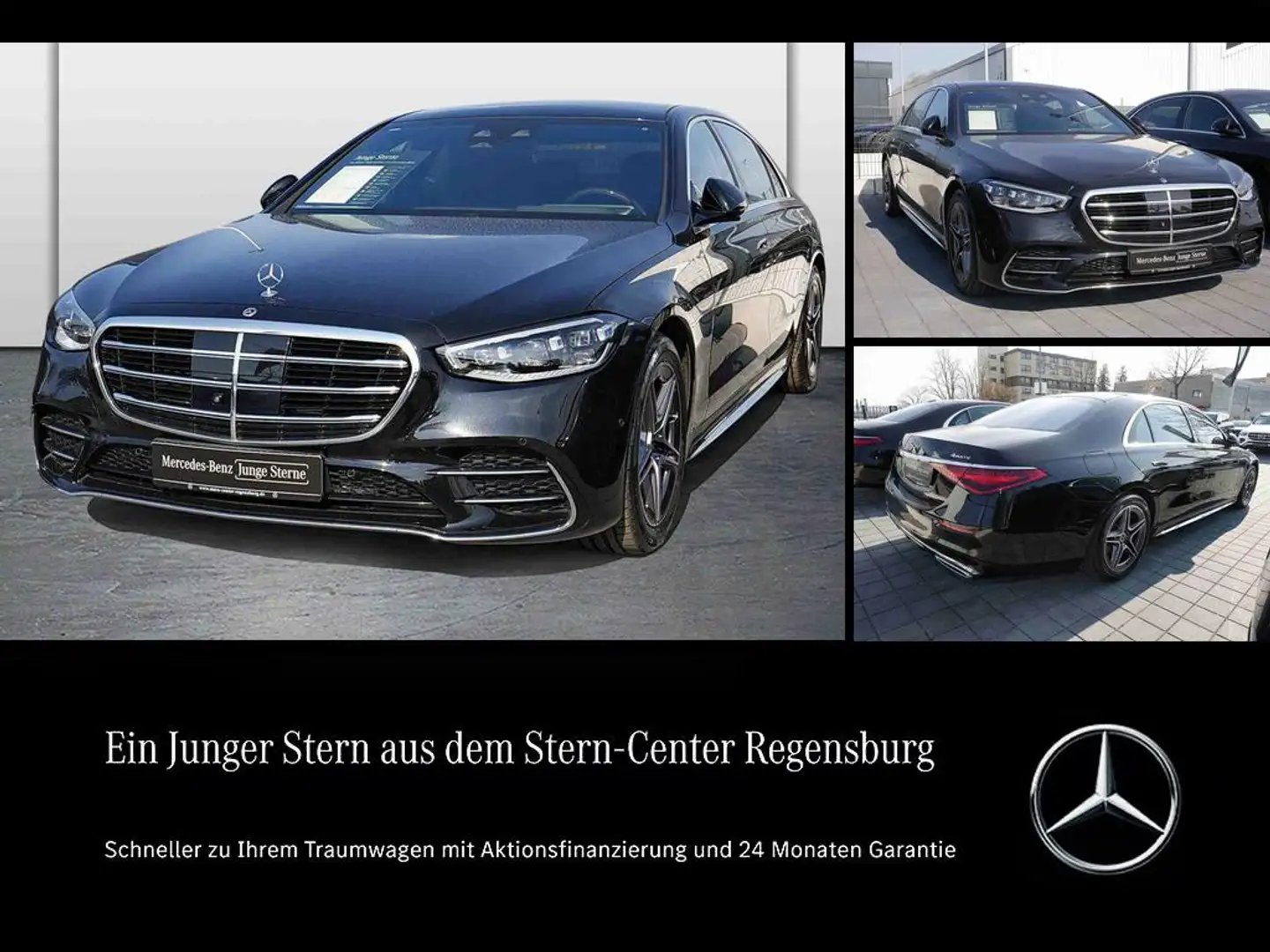 Mercedes-Benz S 450 d 4M lang AMG+AR HUD+PANO+DIGITAL LED+3D++ Czarny - 1