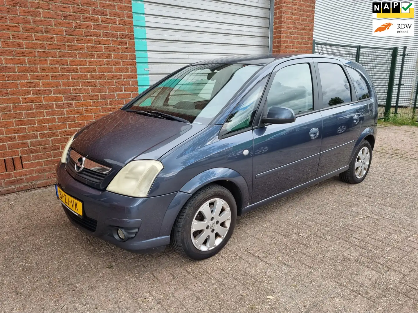 Opel Meriva 1.6-16V Temptation Airco! Bj:2008 NAP! Grijs - 1