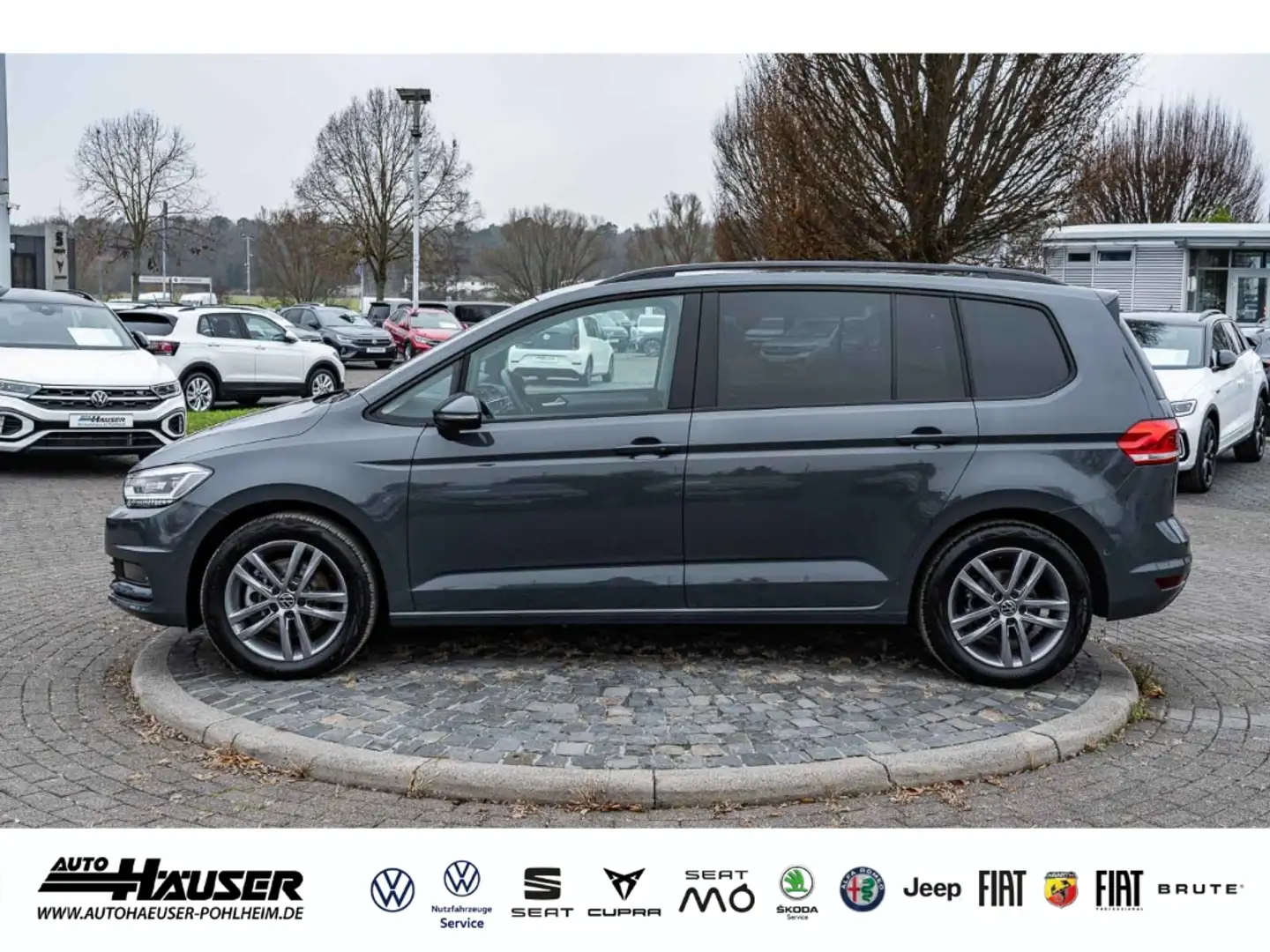 Volkswagen Touran Comfortline 1.5 TSI DSG 7-SITZER EL. HECKKL. NAVI Grau - 2