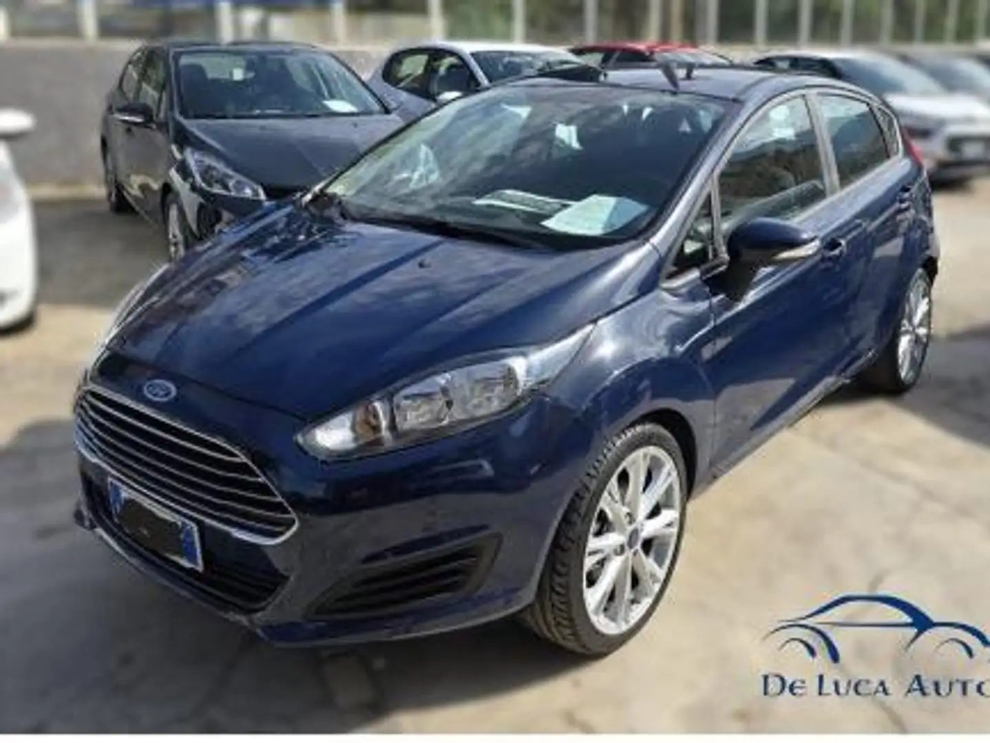 Ford Fiesta Fiesta VI 2013 5p 1.5 tdci Titanium 75cv Blu/Azzurro - 1