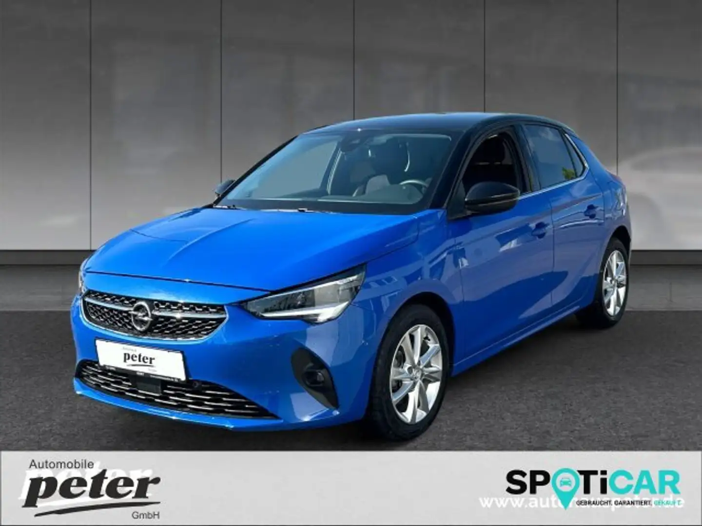 Opel Corsa Corsa F 1.2 Turbo Elegance Klimaautomatik Sitzheiz Bleu - 1