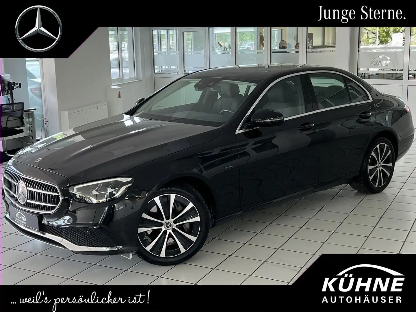 Mercedes-Benz E 300 e Avantgarde Augmented+HUD+Kamera+AllWetter Zwart - 1