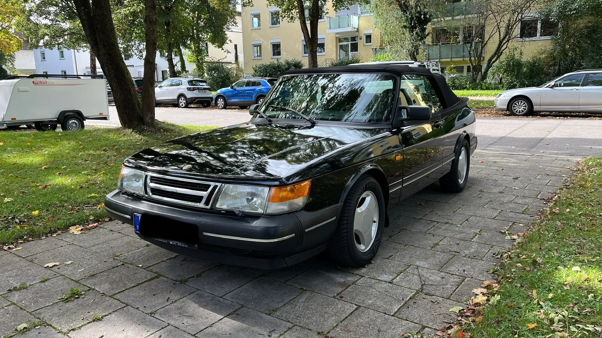 Saab 900 Cabrio 140 PS 2l Turbo Automatik Schwarz - 2