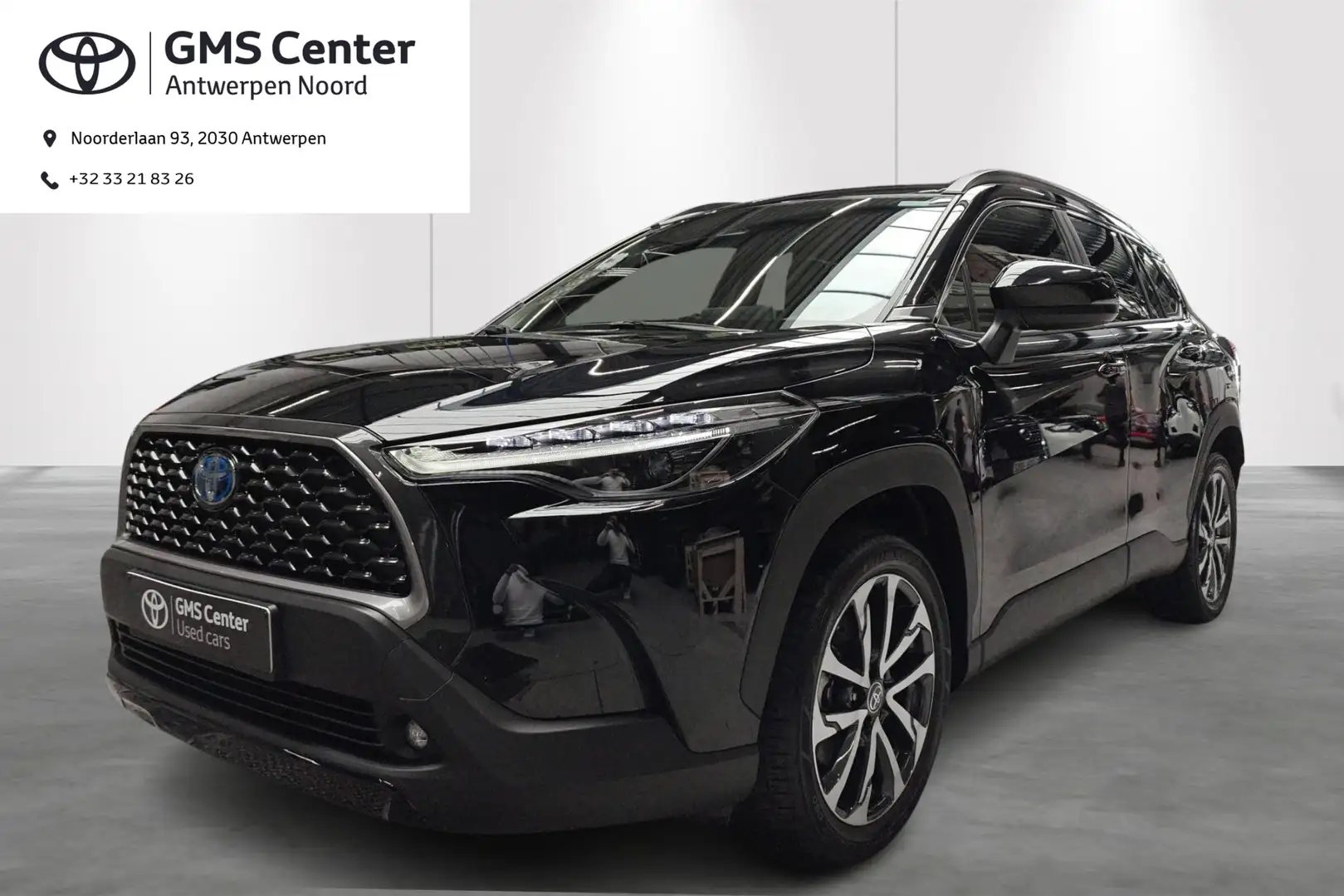 Toyota Corolla Cross 2.0 Hybrid Style - incl 2 jaar KARE Zwart - 1