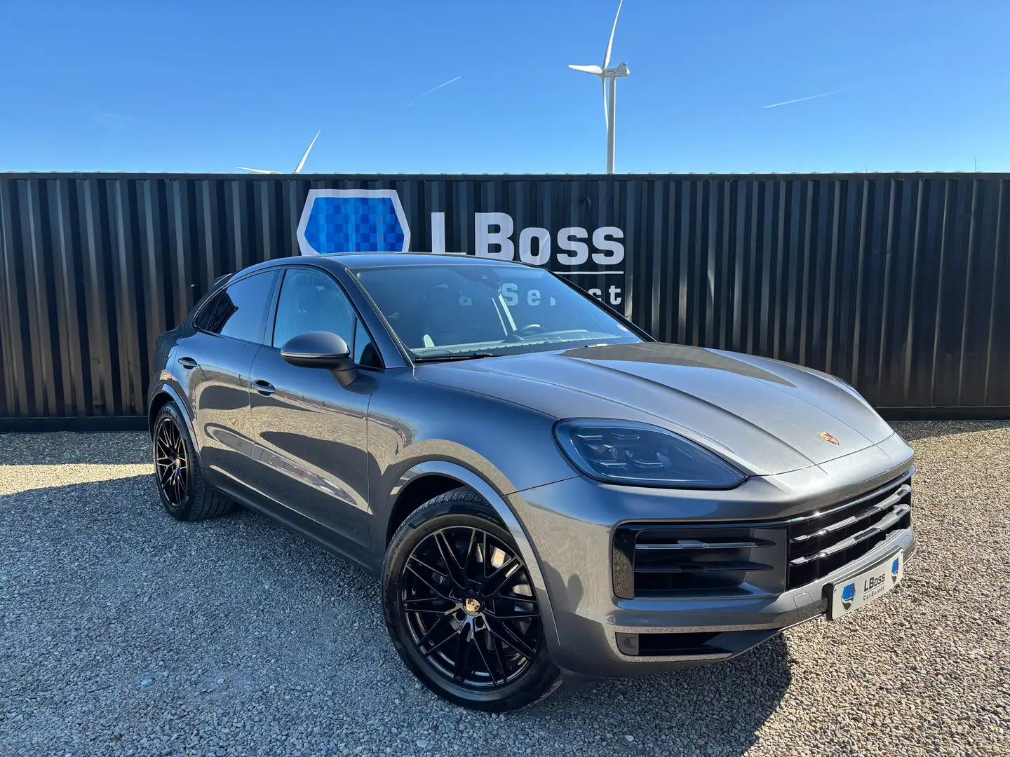 Porsche Cayenne E-Hybrid Coupé /Pano/Sport chrono/Camera/... Gris - 1