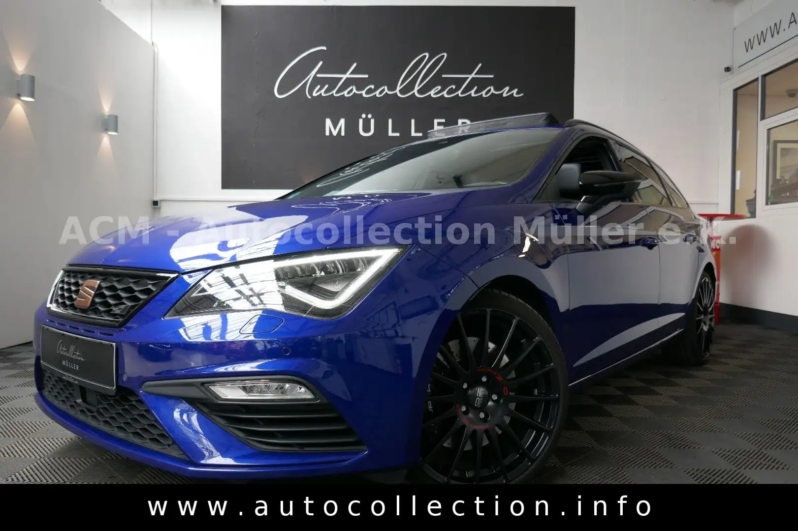 SEAT Leon ST Cupra 300 4Drive*2.Hand*Virtuell*Pano* Azul - 1