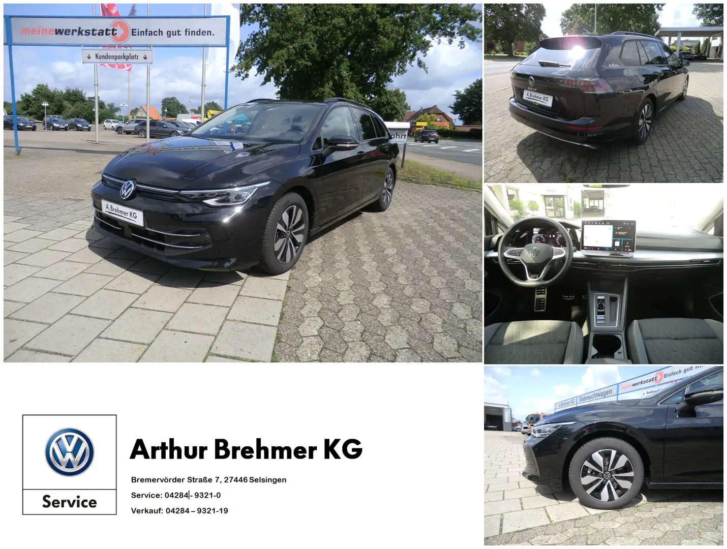 Volkswagen Golf VIII Variant 2.0 TDI  Goal IQ-LIGHT AHK NAVI SHZ T Schwarz - 1