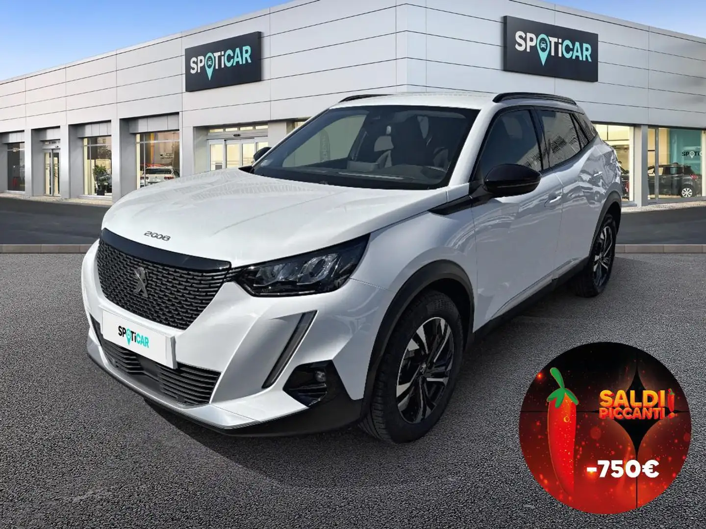 Peugeot 2008 BlueHDi 130 EAT8 Allure Pack S/S aut. Bianco - 1