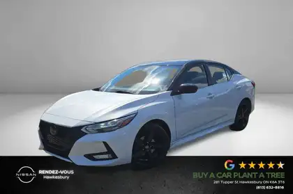 White 2022 Nissan Sentra Sedan Front-Wheel Drive 