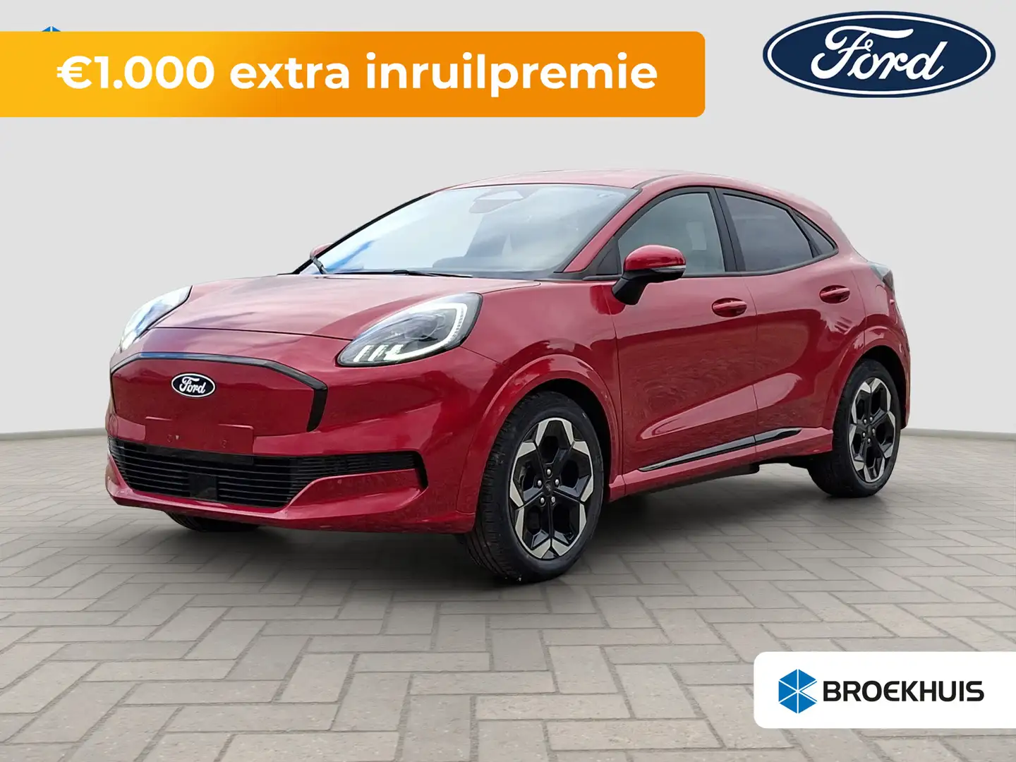 Ford Puma Gen-E Premium 44 kWh | Achteruitrijcamera | Airco (autom Rood - 1