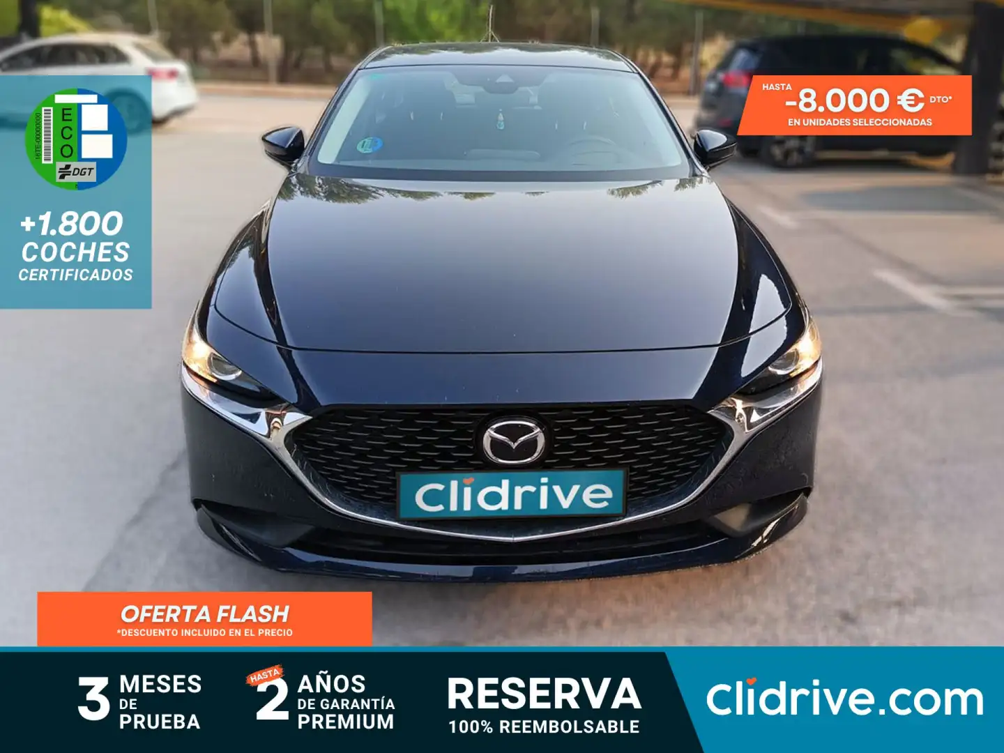 Mazda 3 Sedán 2.0 e-Skyactiv-G Origin 90kW Negro - 1