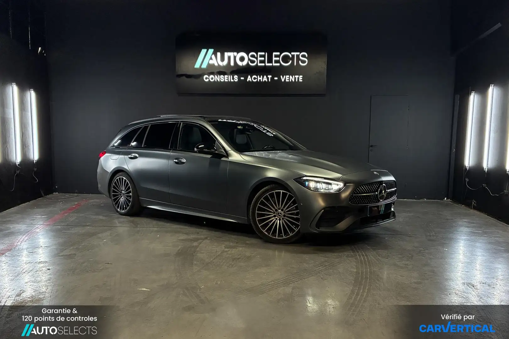 Mercedes-Benz C 220 Shooting Break - AMG Line 4Matic 220d 206cv 9G-Tro Gris - 1