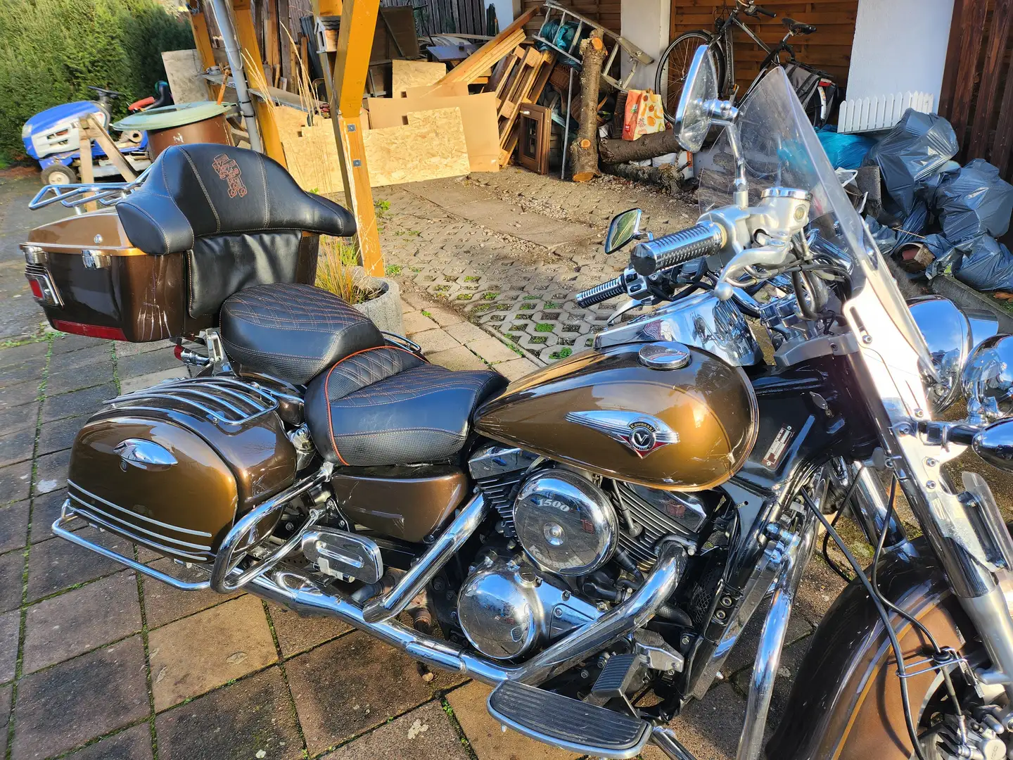 Kawasaki VN 1500 VNT50G Brun - 2