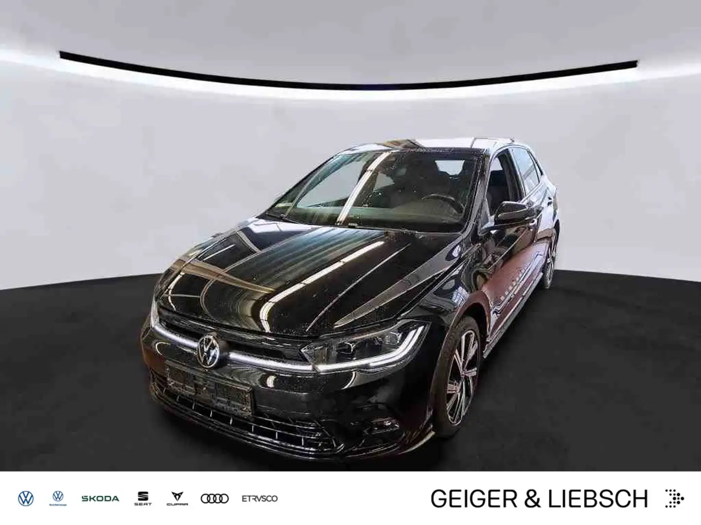 Volkswagen Polo 1.0 TSI DSG R-LINE*NAVI*IQ.LIGHT*PDC*17ZOLL Schwarz - 1