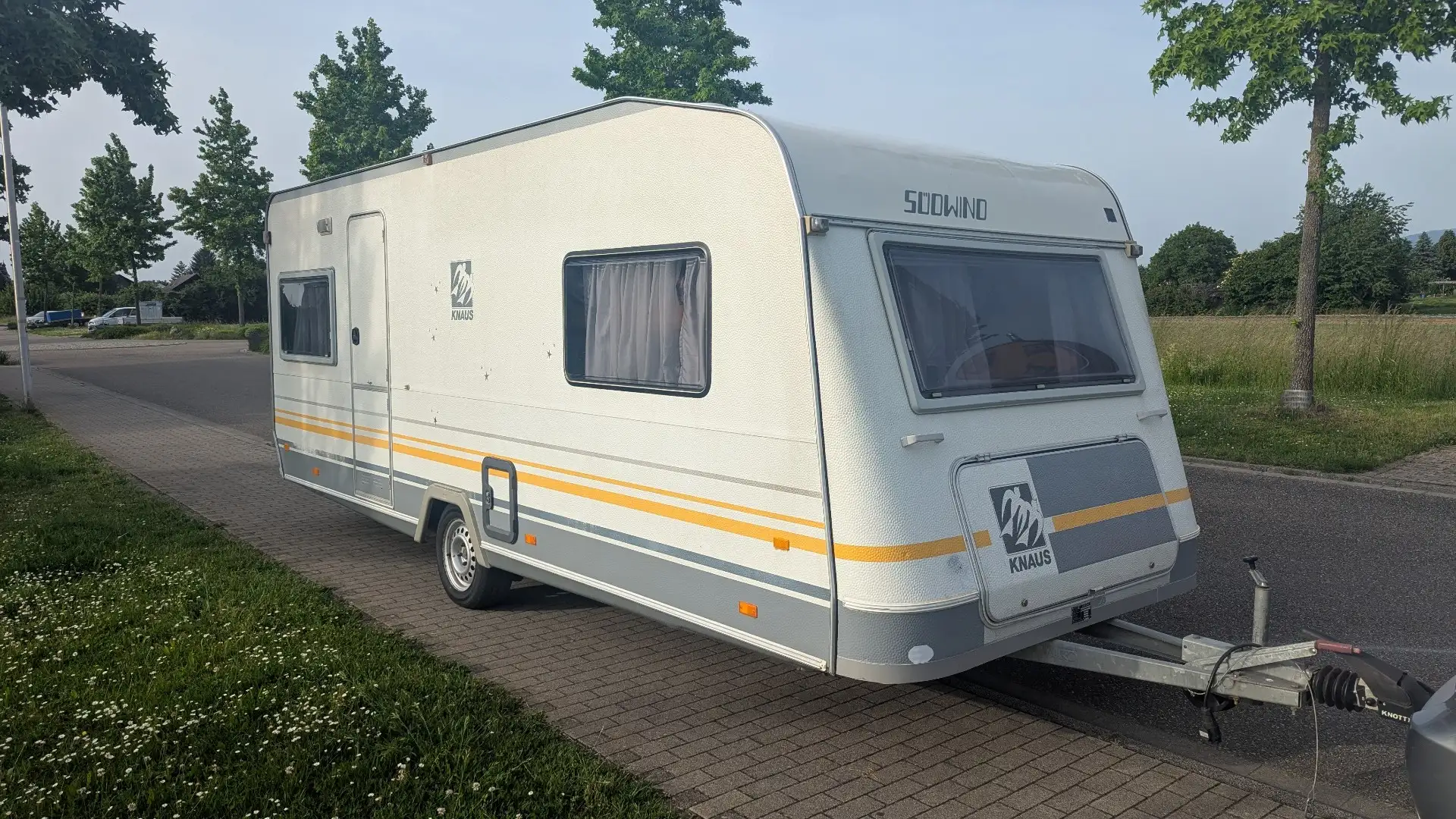 Caravans-Wohnm Knaus Wohnwagen 5  schlafplätze voll funktionsfähig Weiß - 1